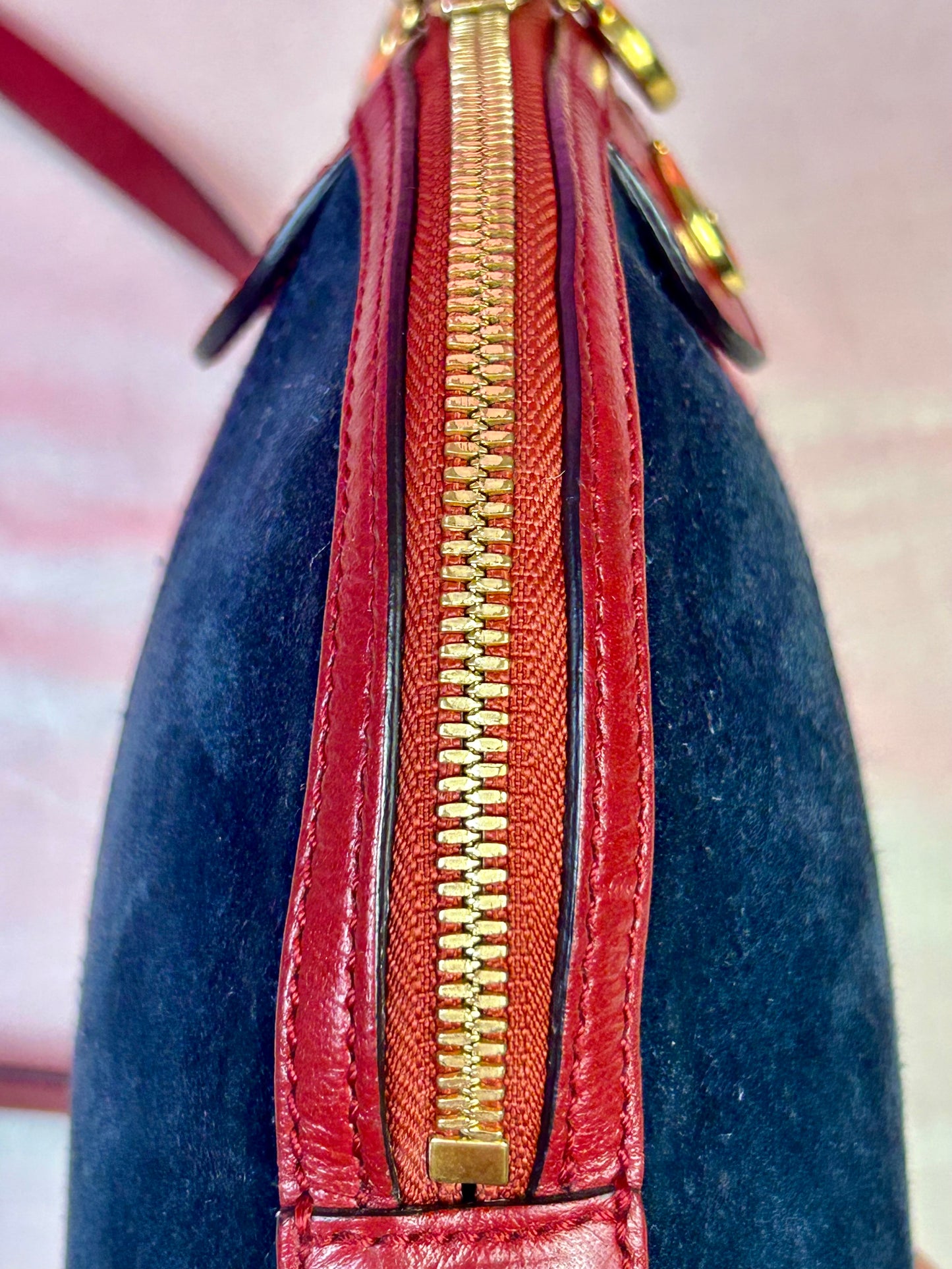 Ophedia Suede Dome Crossbody