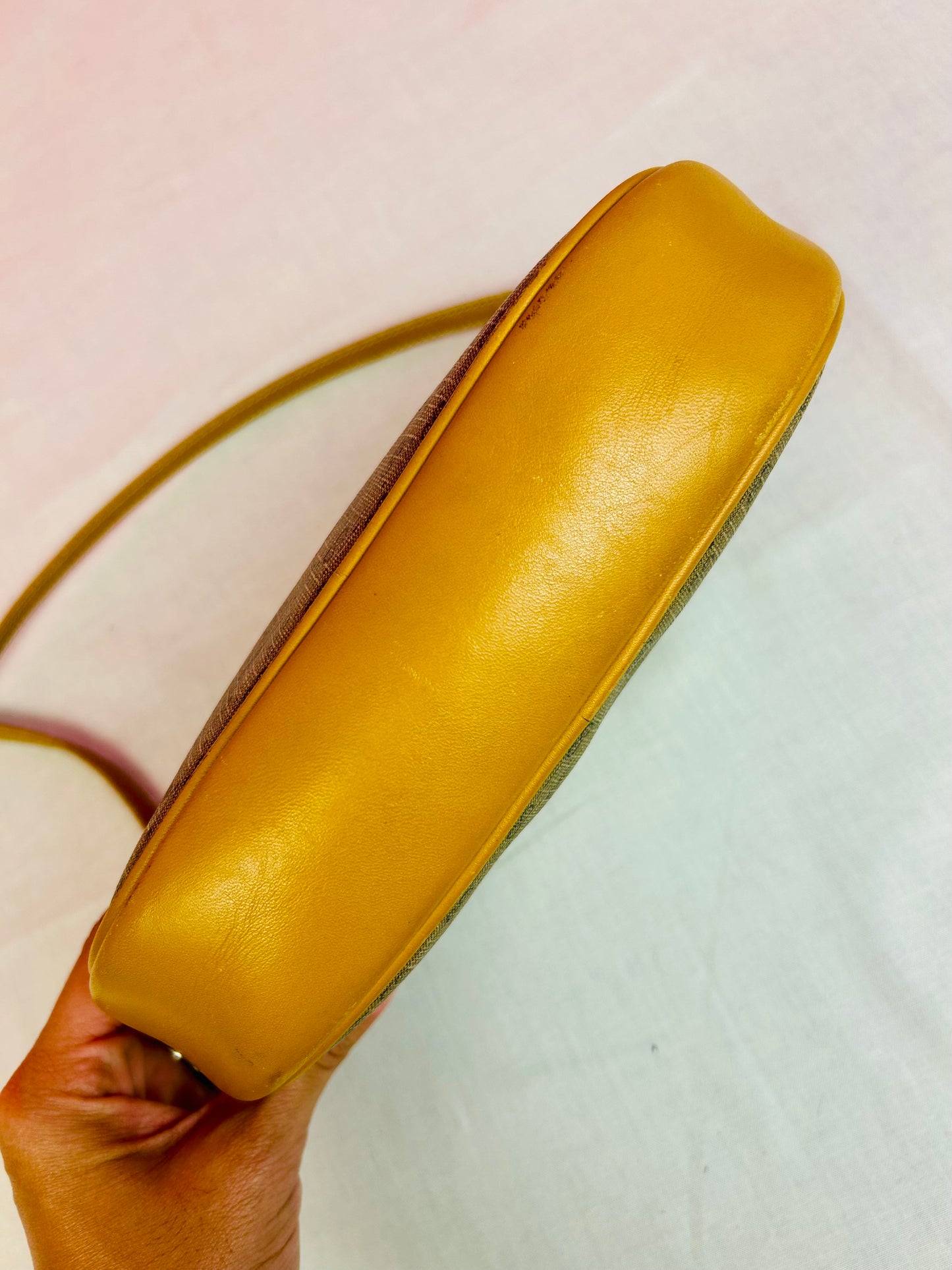 Small Yellow Micro Gucci Crossbody
