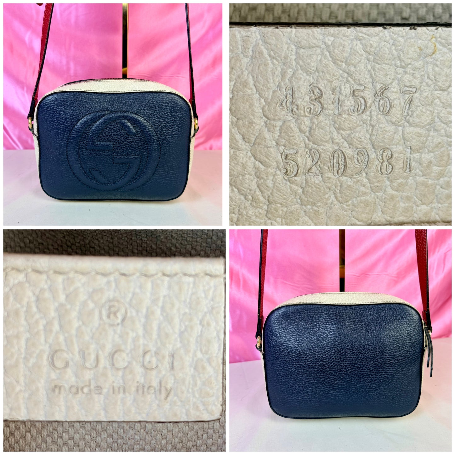 Gucci Soho in Red,White, and Blue