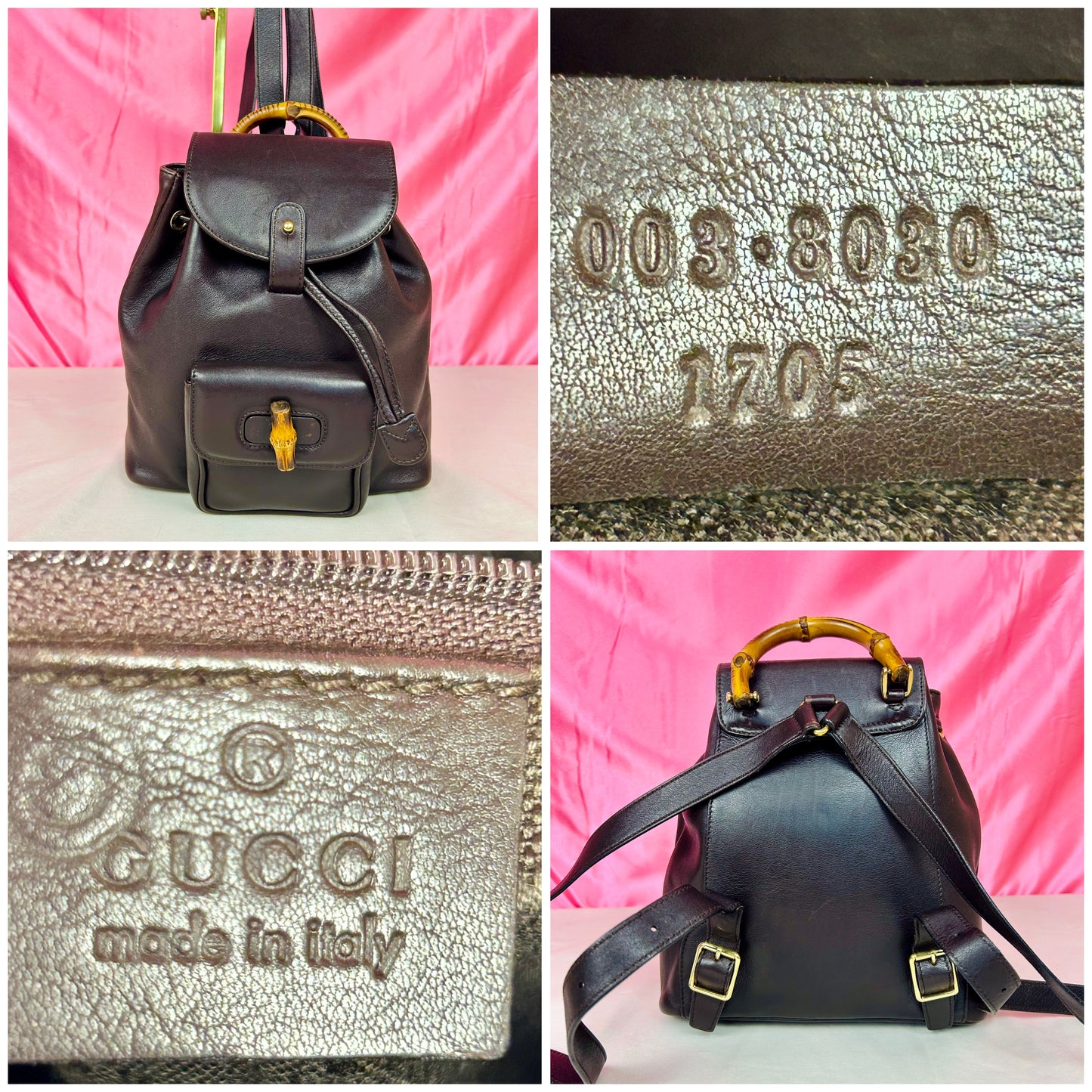 Mini Brown Gucci Backpack