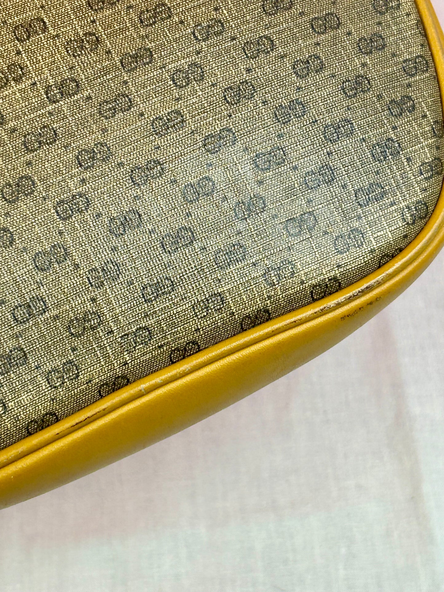Small Yellow Micro Gucci Crossbody