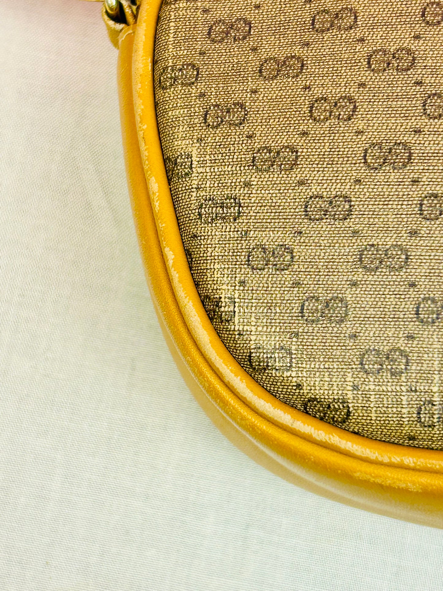 Small Yellow Micro Gucci Crossbody
