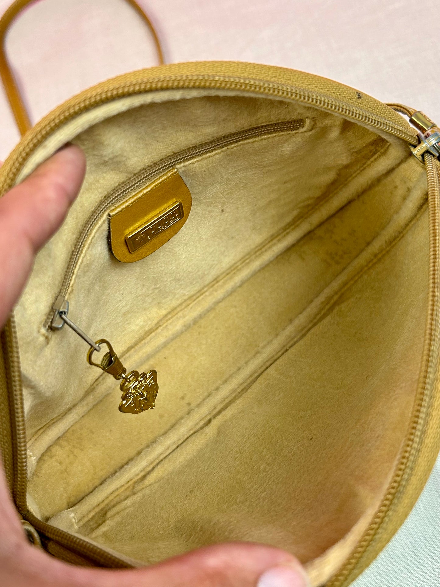 Small Yellow Micro Gucci Crossbody