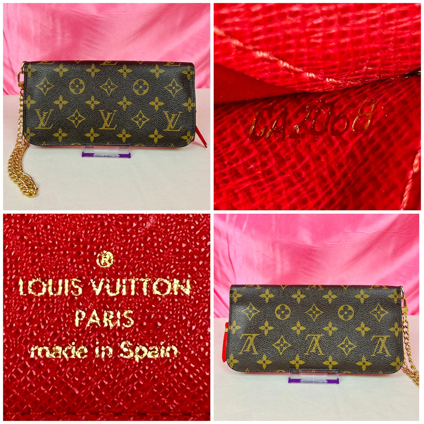 Insolaite Wallet Monogram/Red