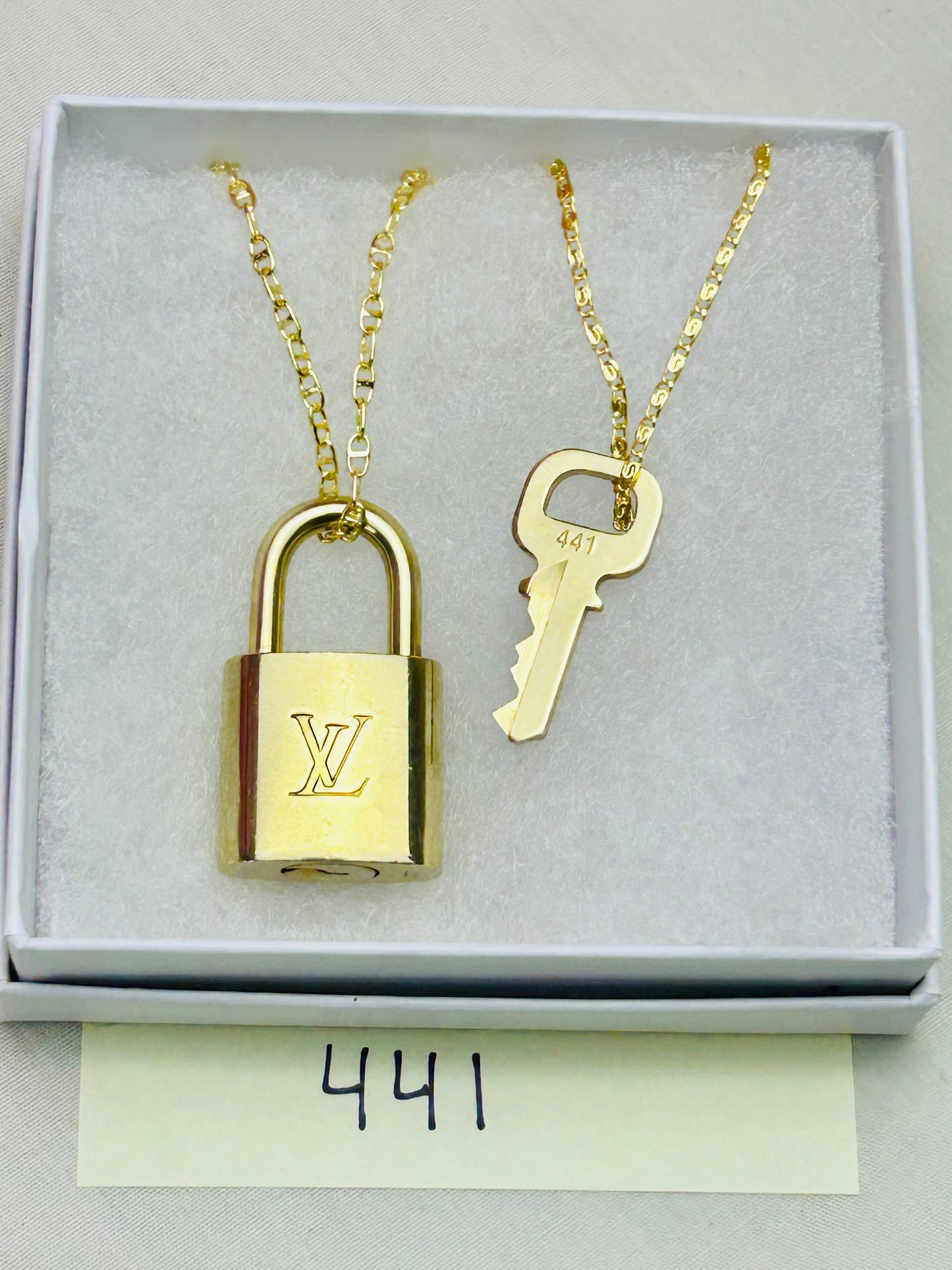 Lock and Key Necklace Set (20)