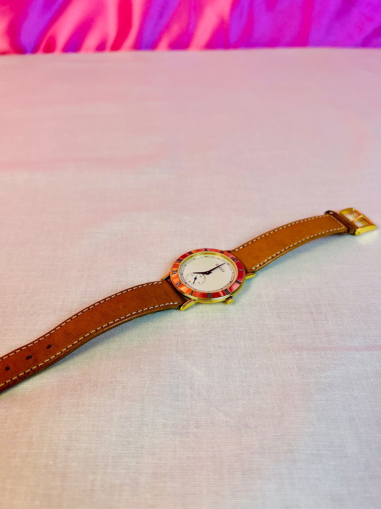 Gucci Vintage Leather Watch