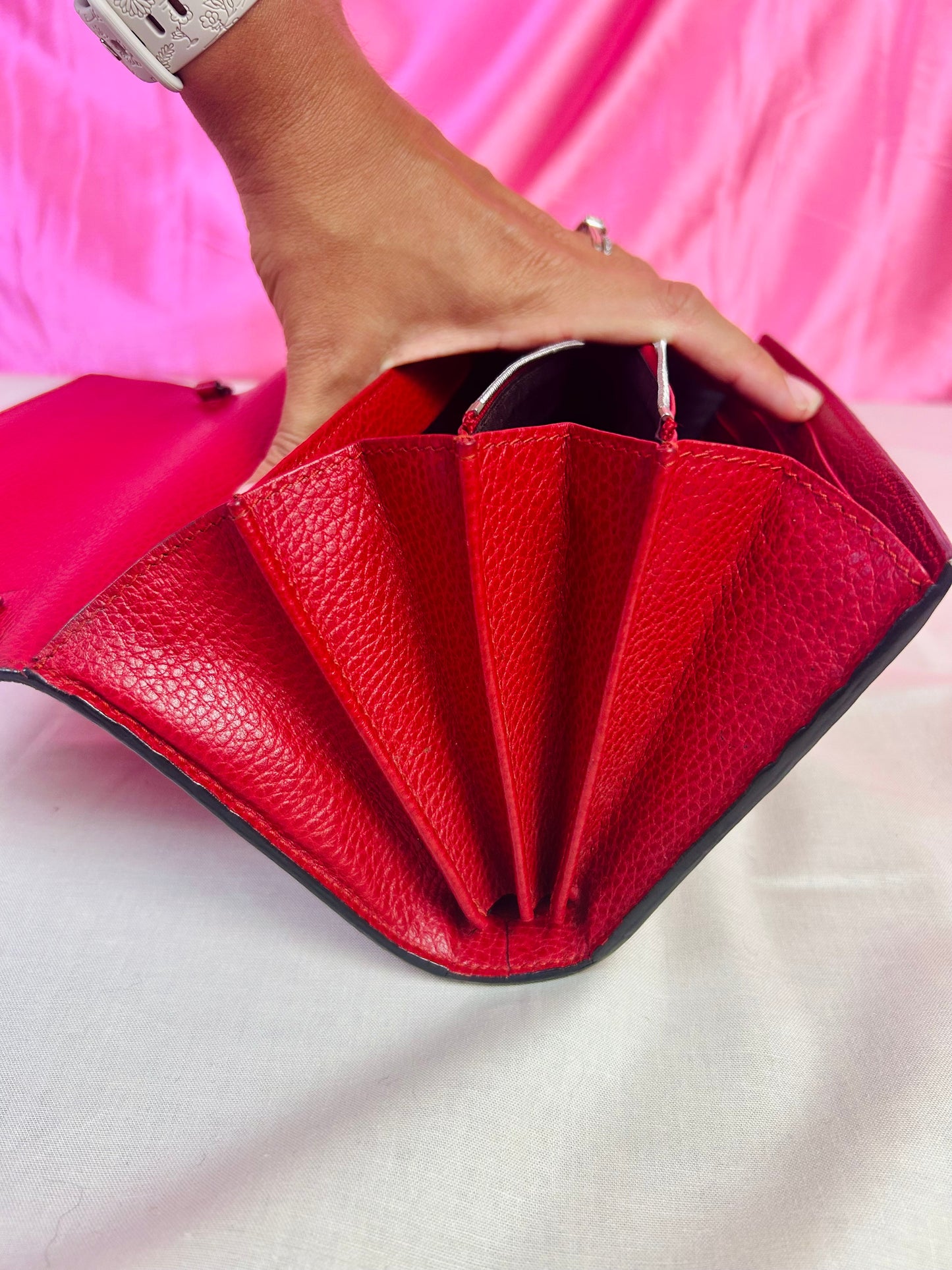 Gucci Red Dionysus Mini Chain Wallet