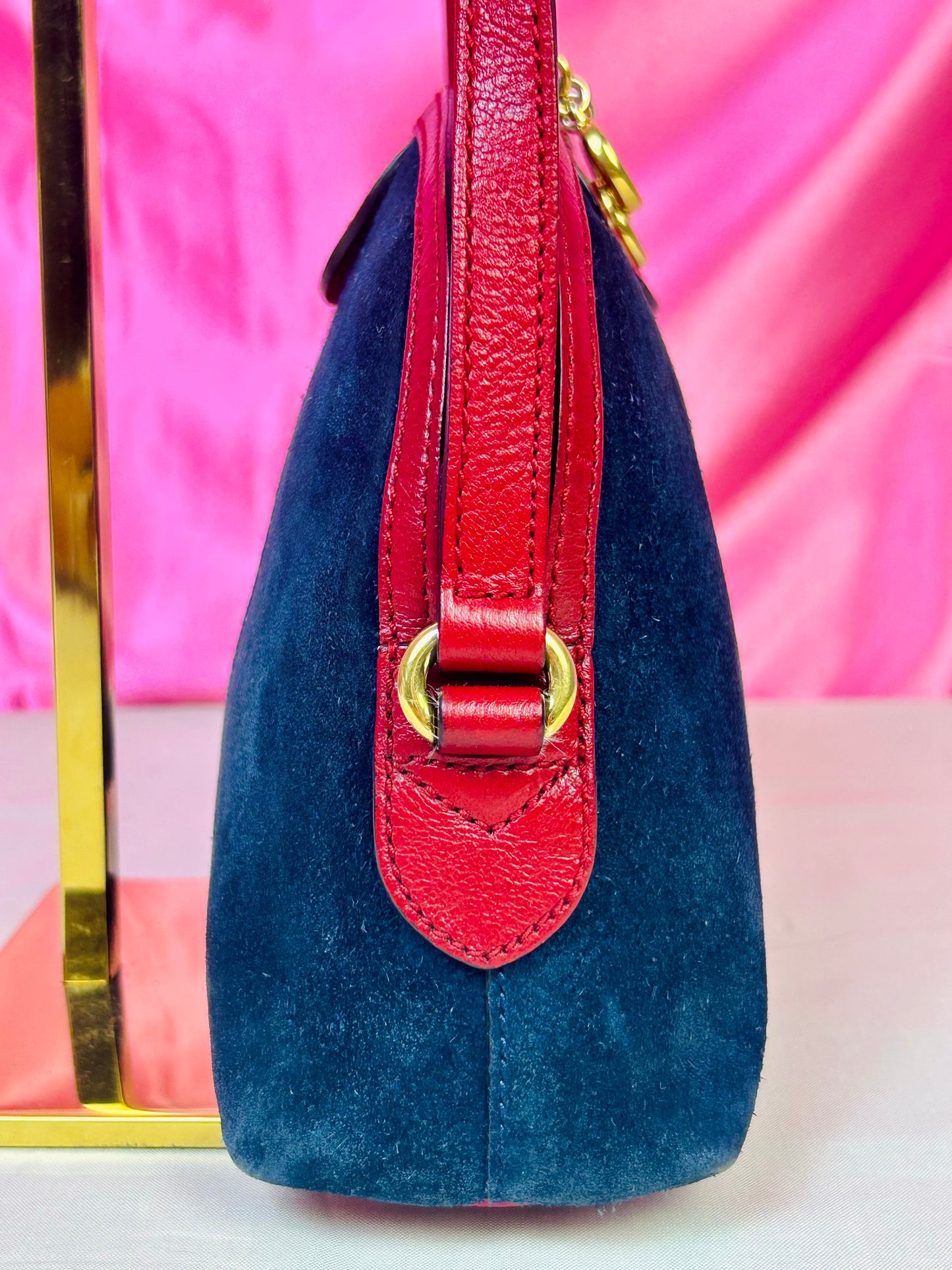 Ophedia Suede Dome Crossbody