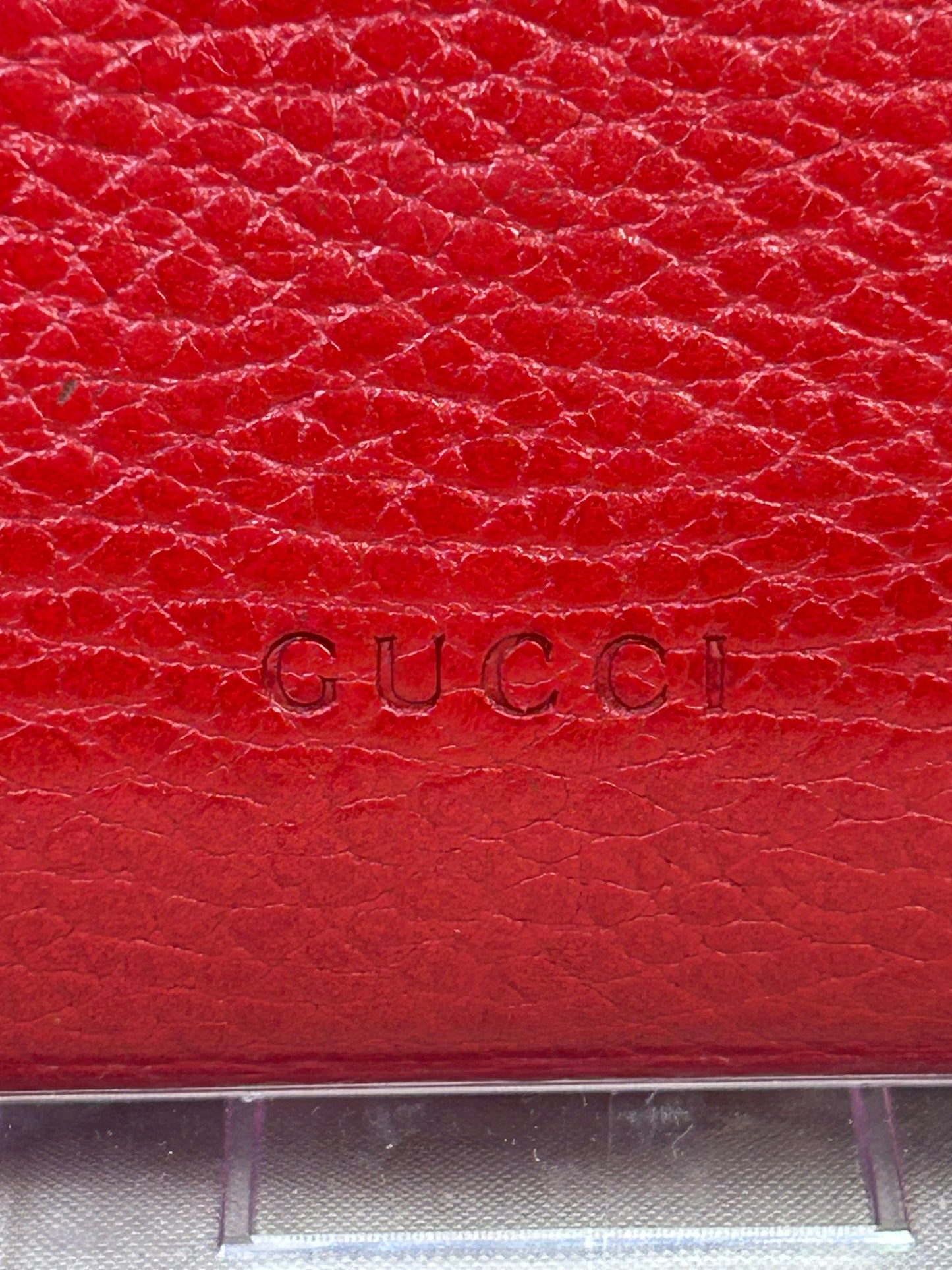 Gucci Red Dionysus Mini Chain Wallet