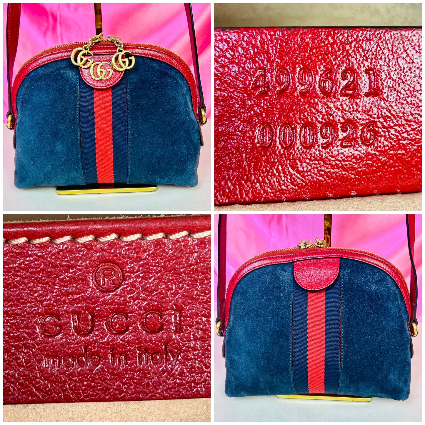 Ophedia Suede Dome Crossbody