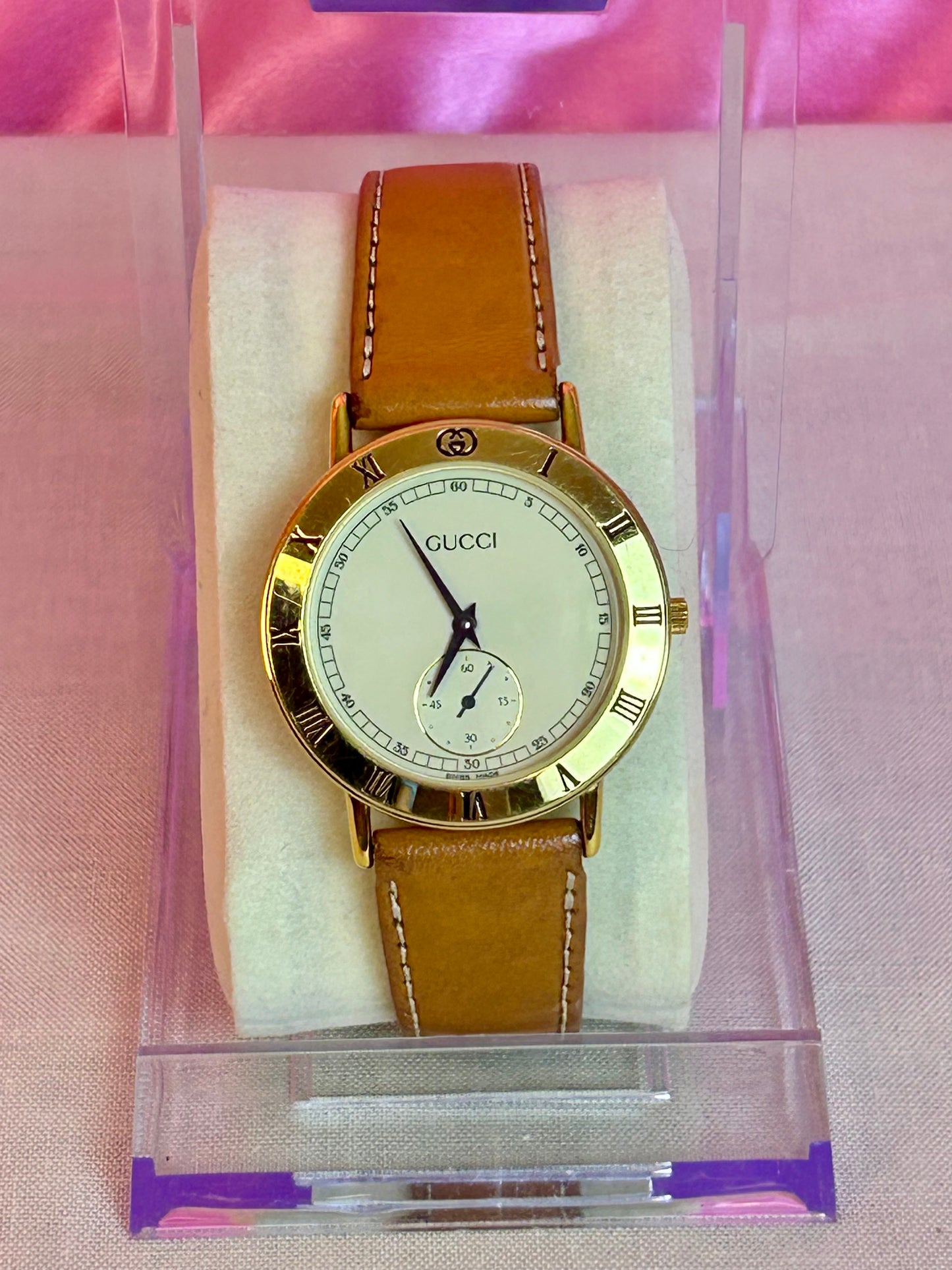 Gucci Vintage Leather Watch