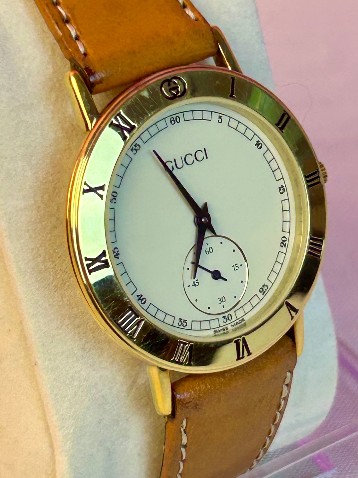 Gucci Vintage Leather Watch