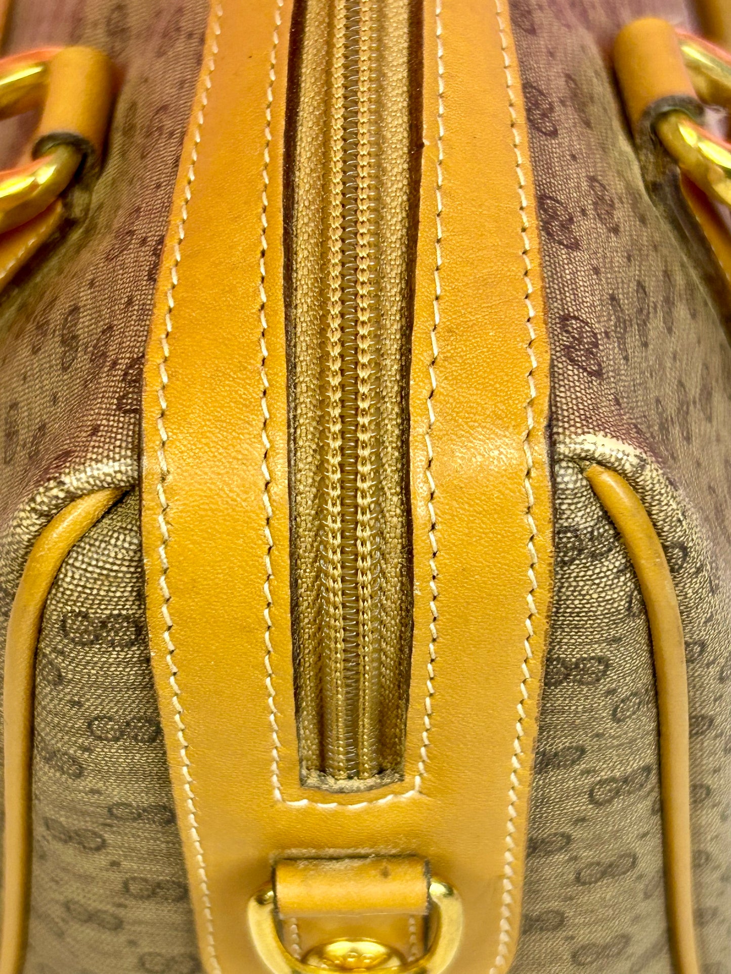 Yellow Micro Gucci Two-Way Shoulder Bag