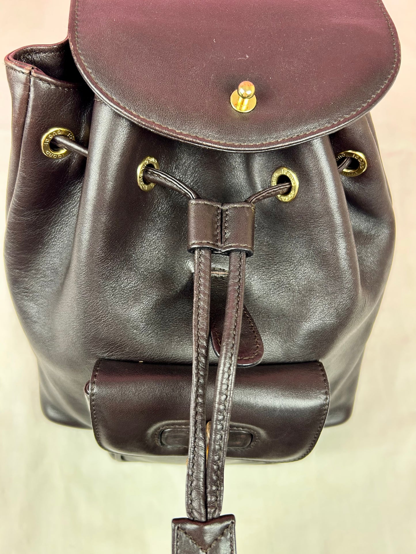 Mini Brown Gucci Backpack