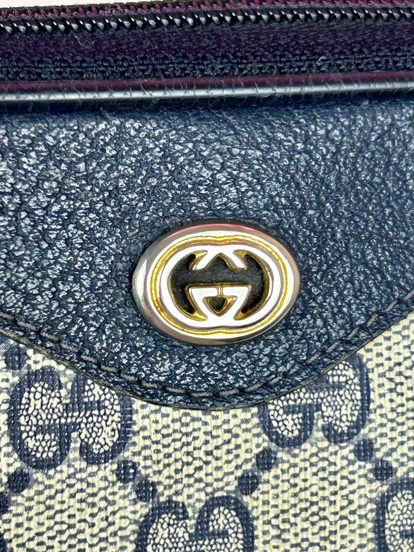 Small Navy Gucci Supreme