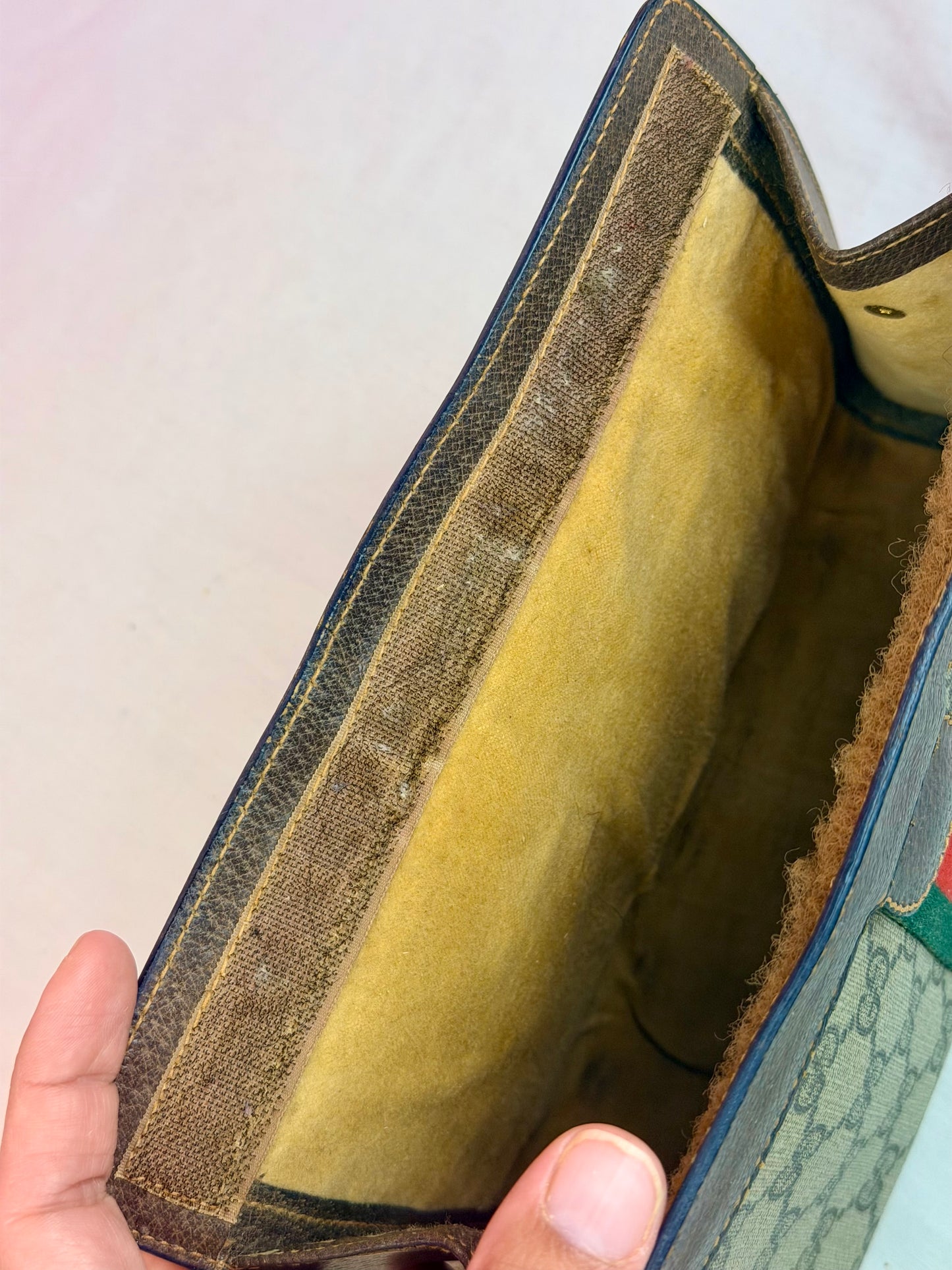 Small Sherry Line Clutch on Chain