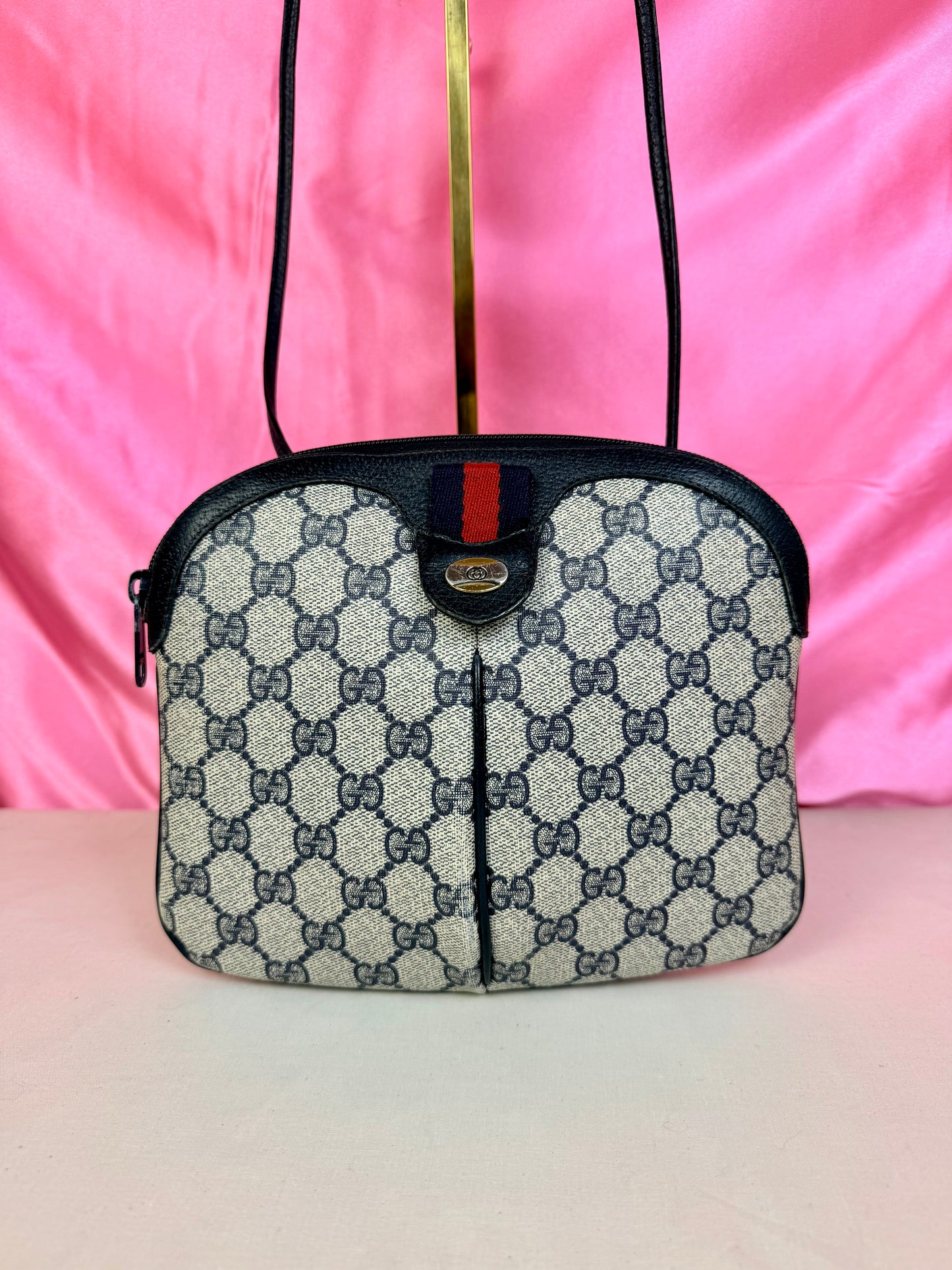 Gucci Navy Sherry Line Dome