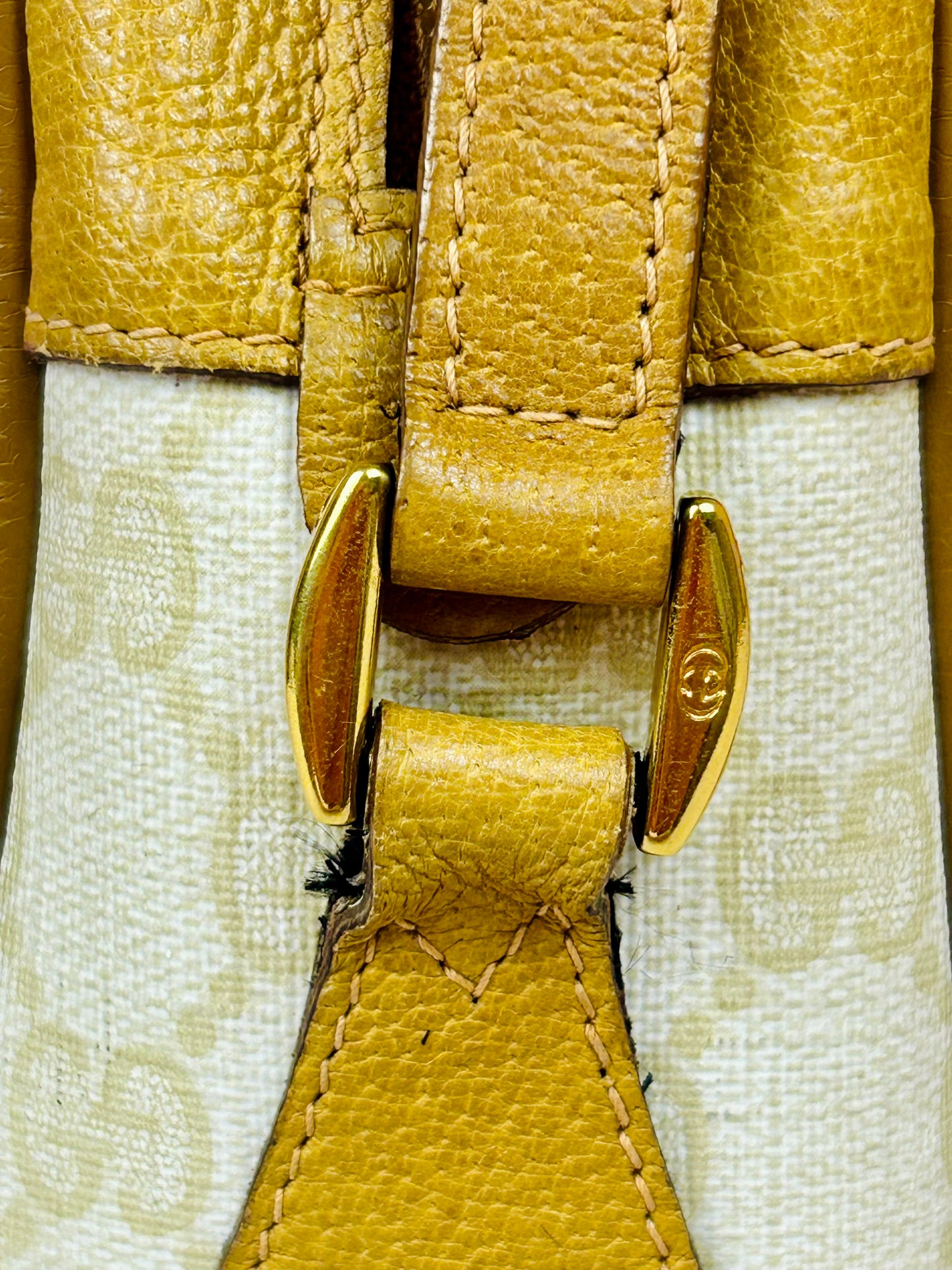 White Rectangular Gucci Supreme