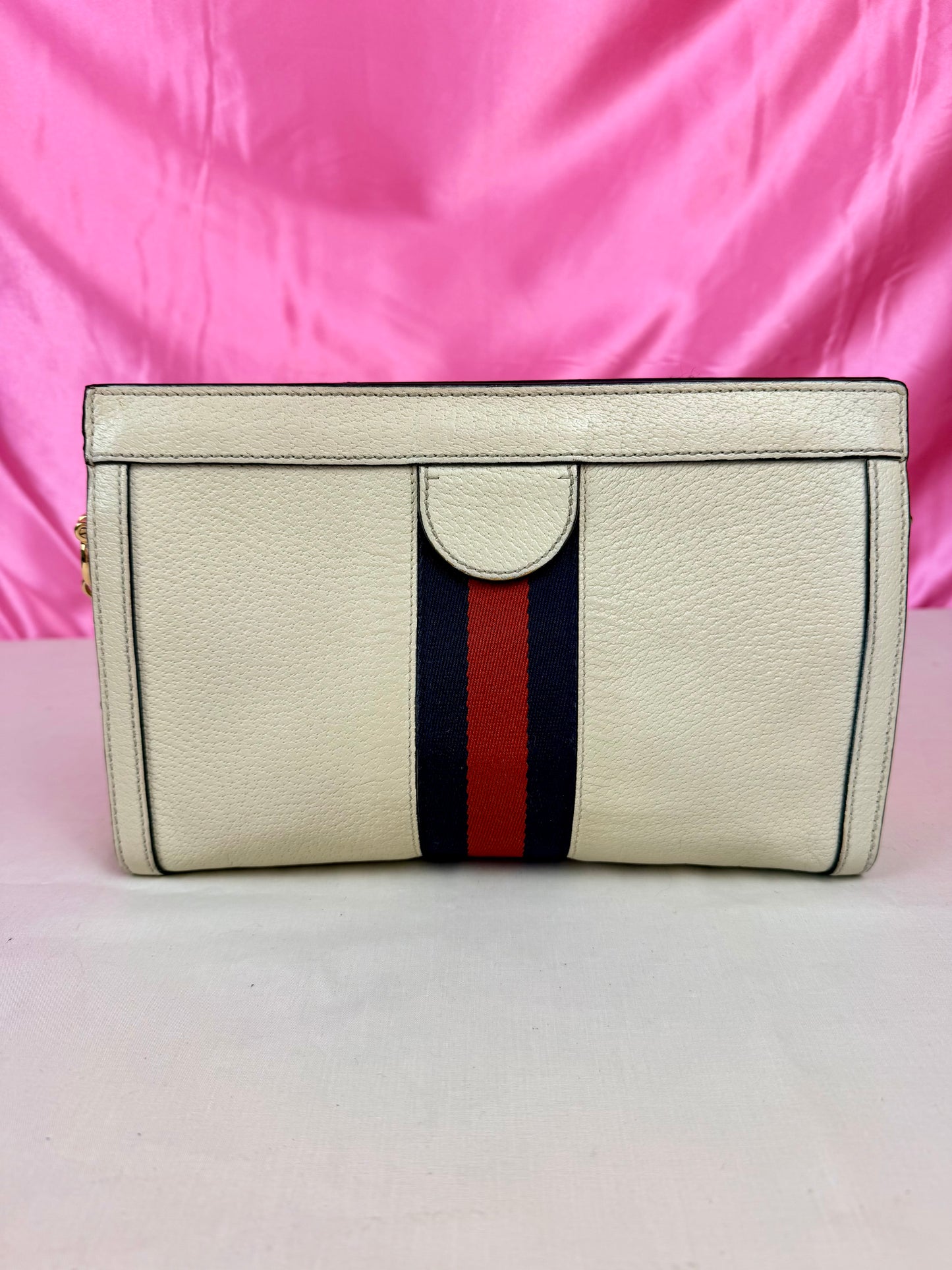 Cream Gucci Ophedia Chain Shoulder Bag