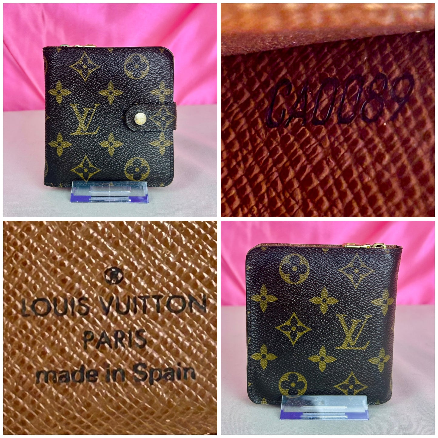 Vintage Compact Wallet