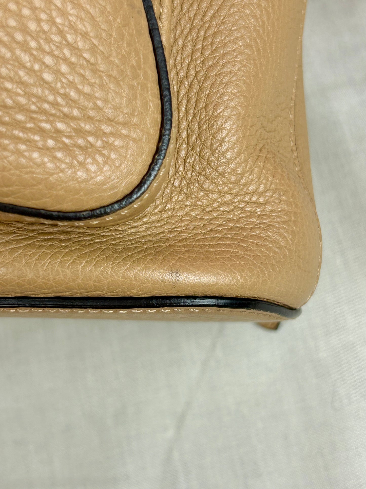 Gucci Tan Leather Bamboo Backpack (New Model)