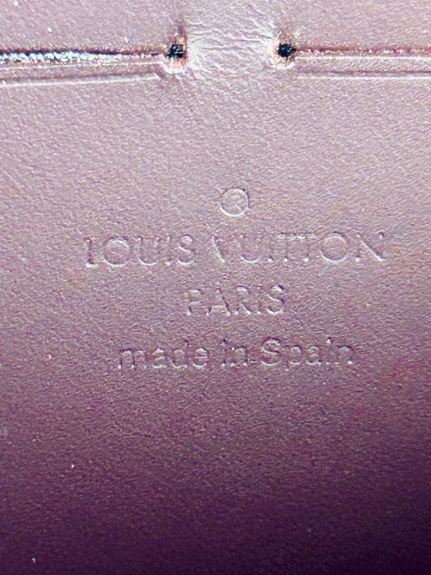 Magenta Vernis Zippy Wallet