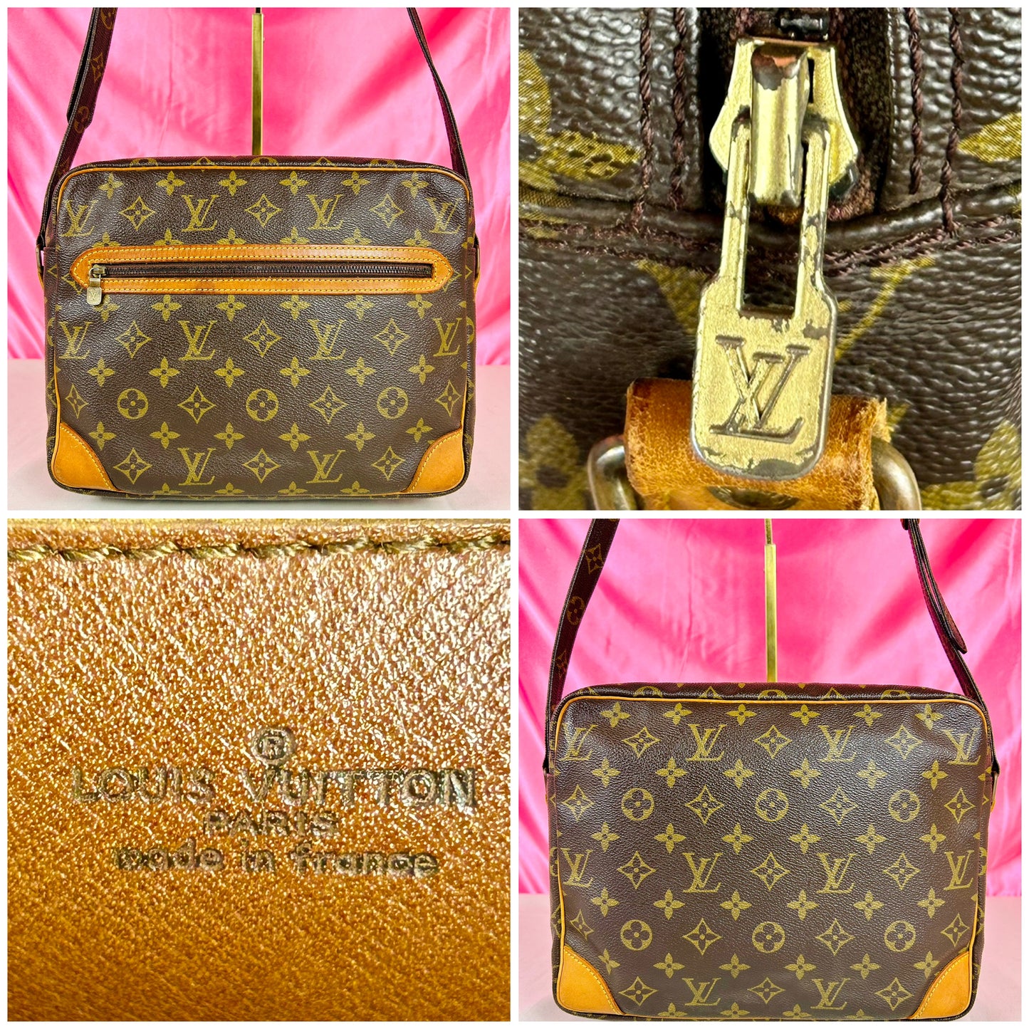 Large Vintage Rectangular Louis Vuitton