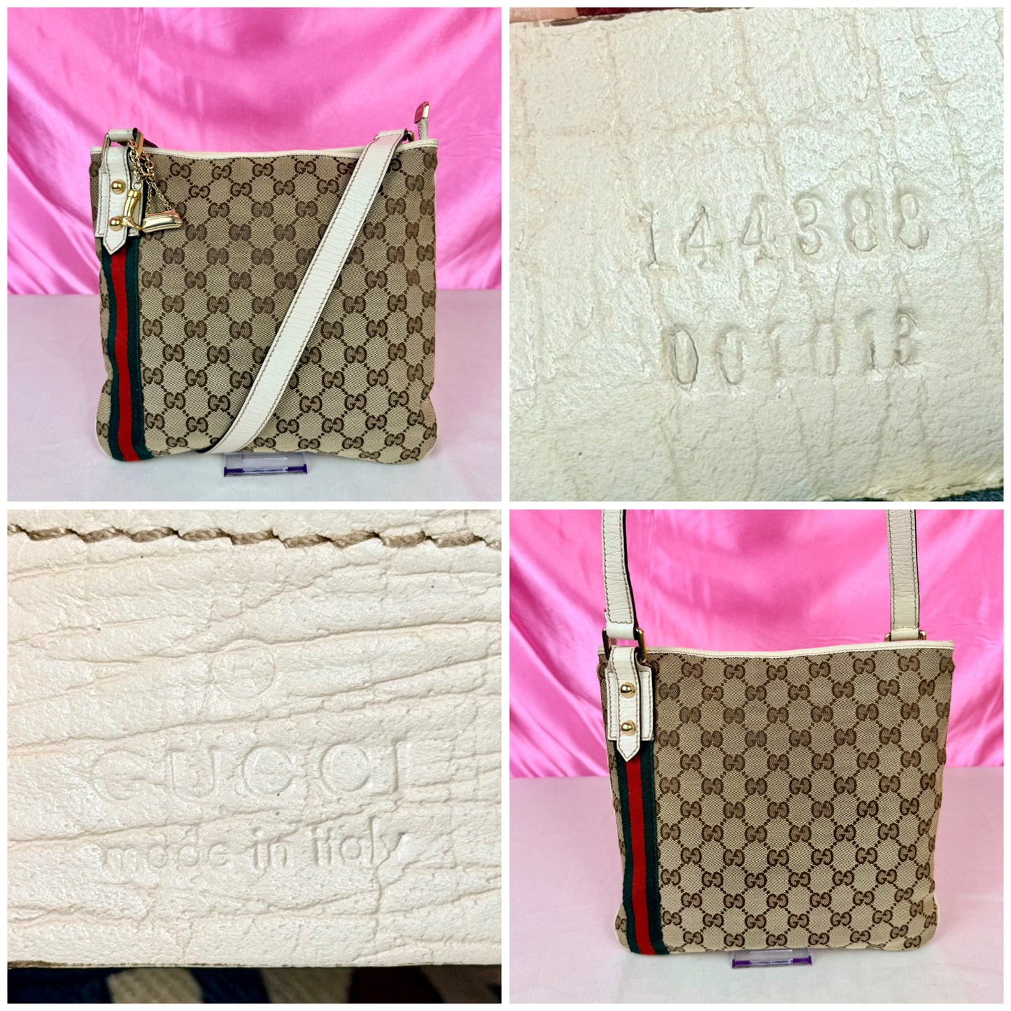 White Sherry Line Crossbody