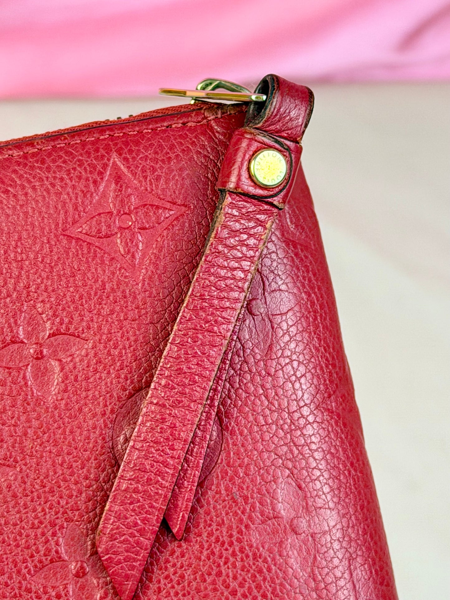 Hot Pink Emprinte Zippy Wallet
