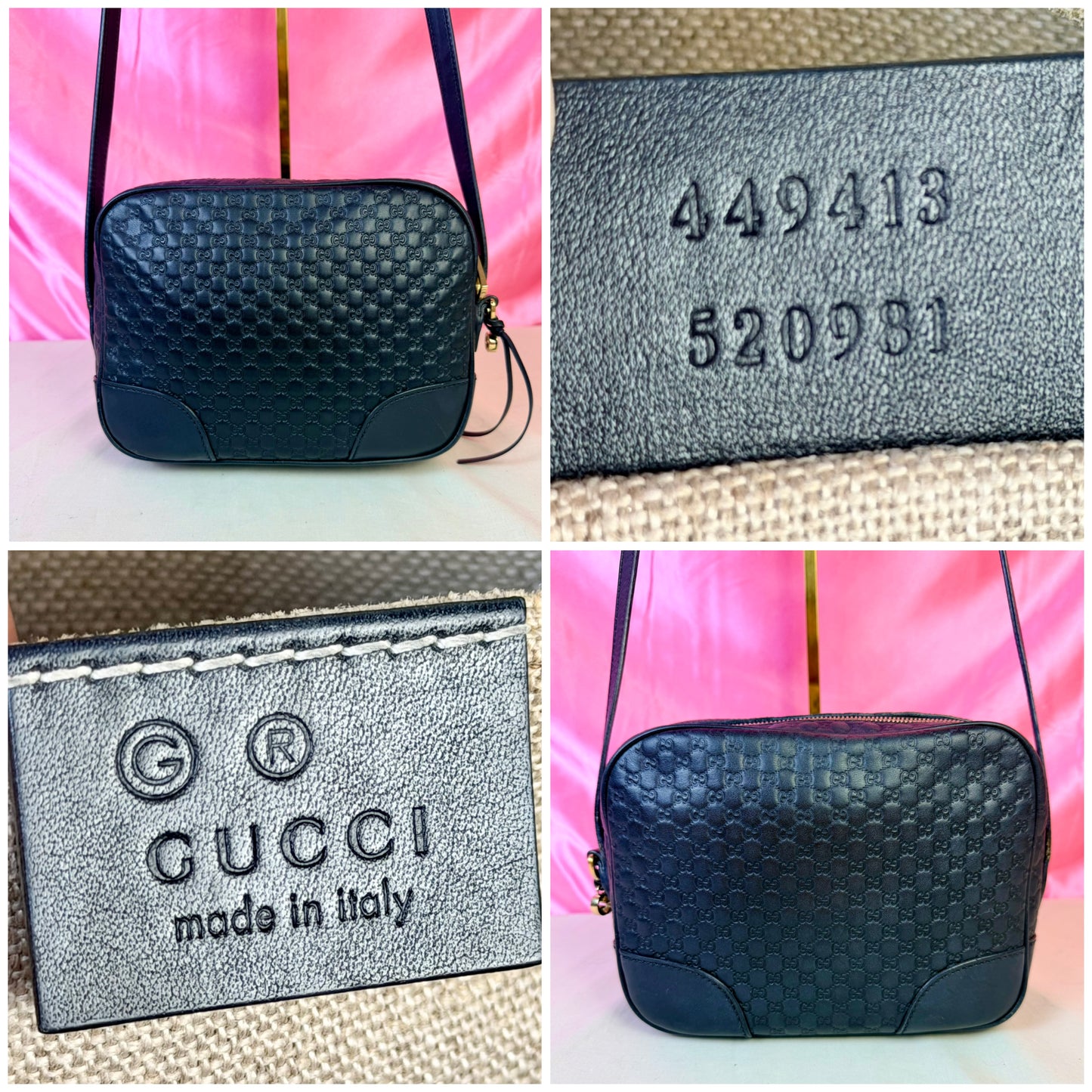 Black MicroGuccissima Bree