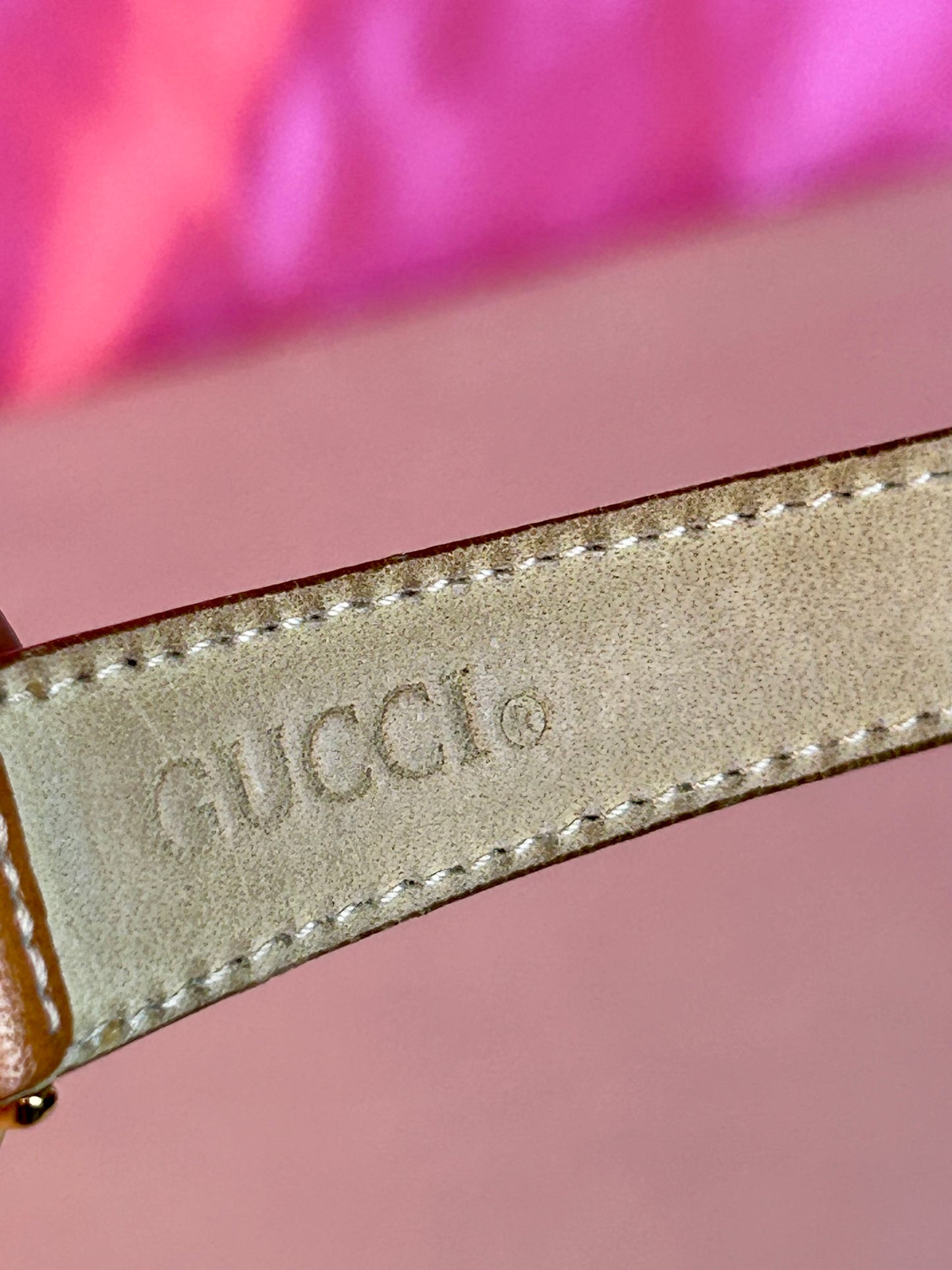 Gucci Vintage Leather Watch