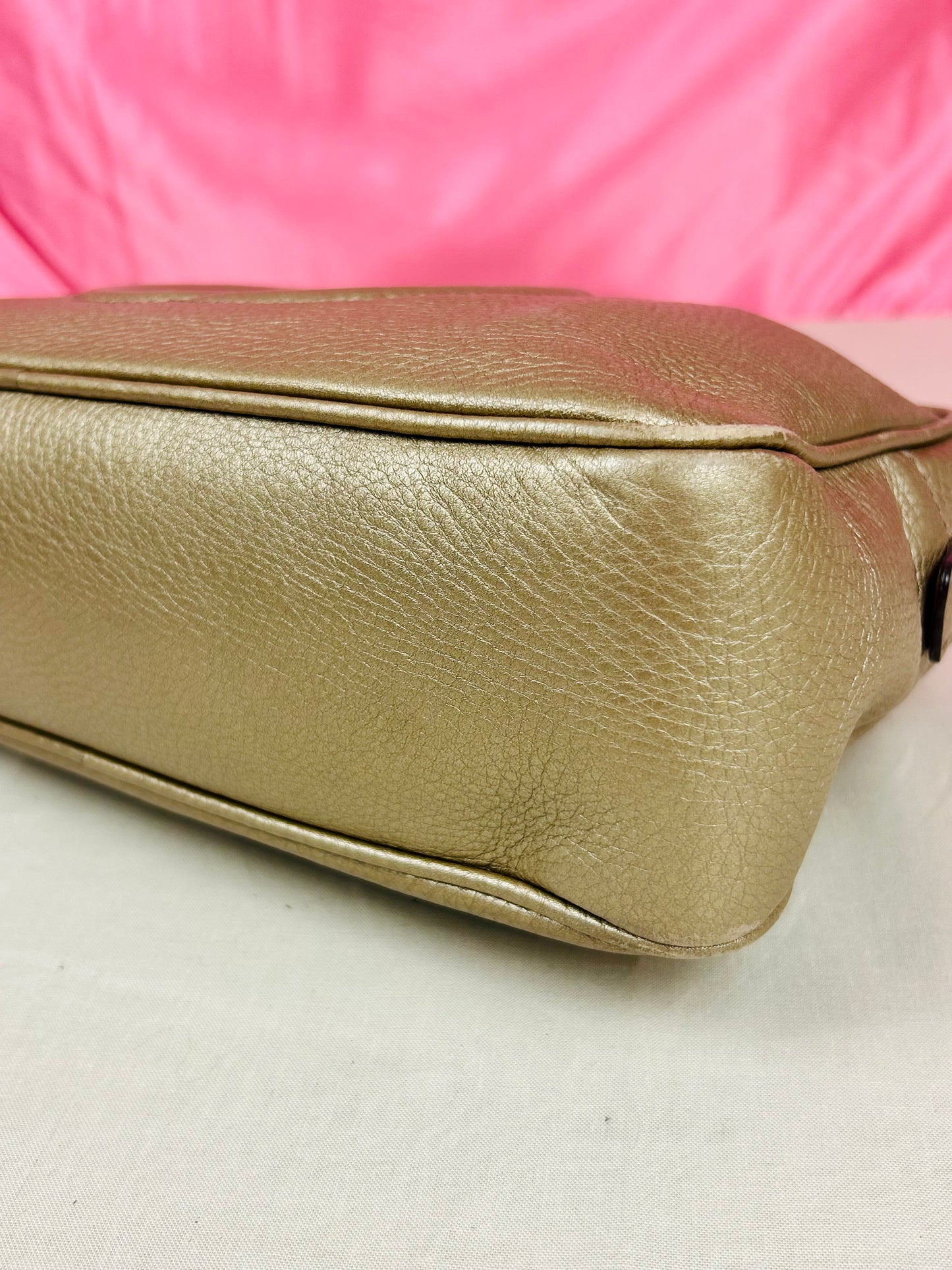 Bronze Gucci Soho Chain Shoulder Bag
