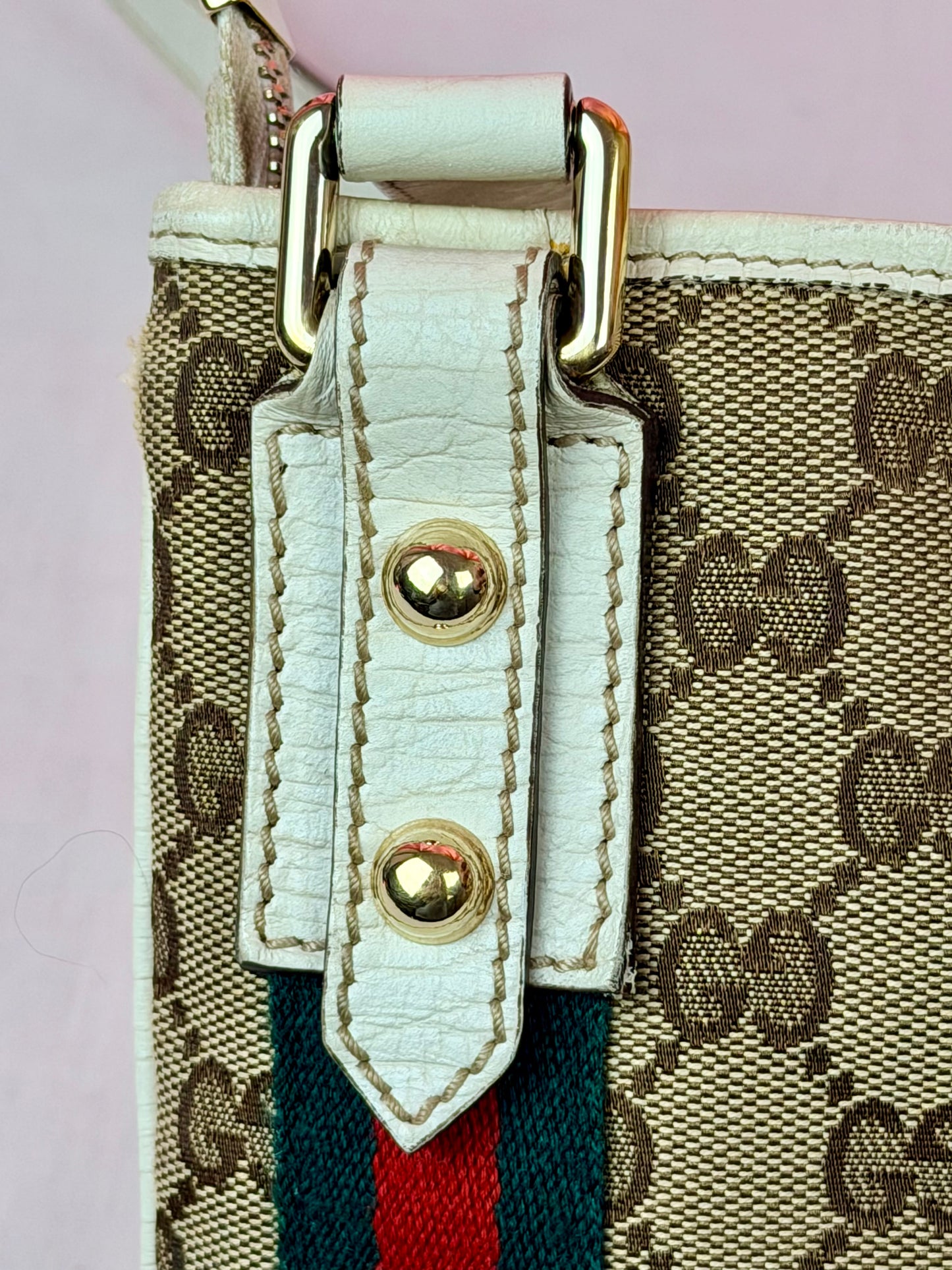 White Sherry Line Crossbody