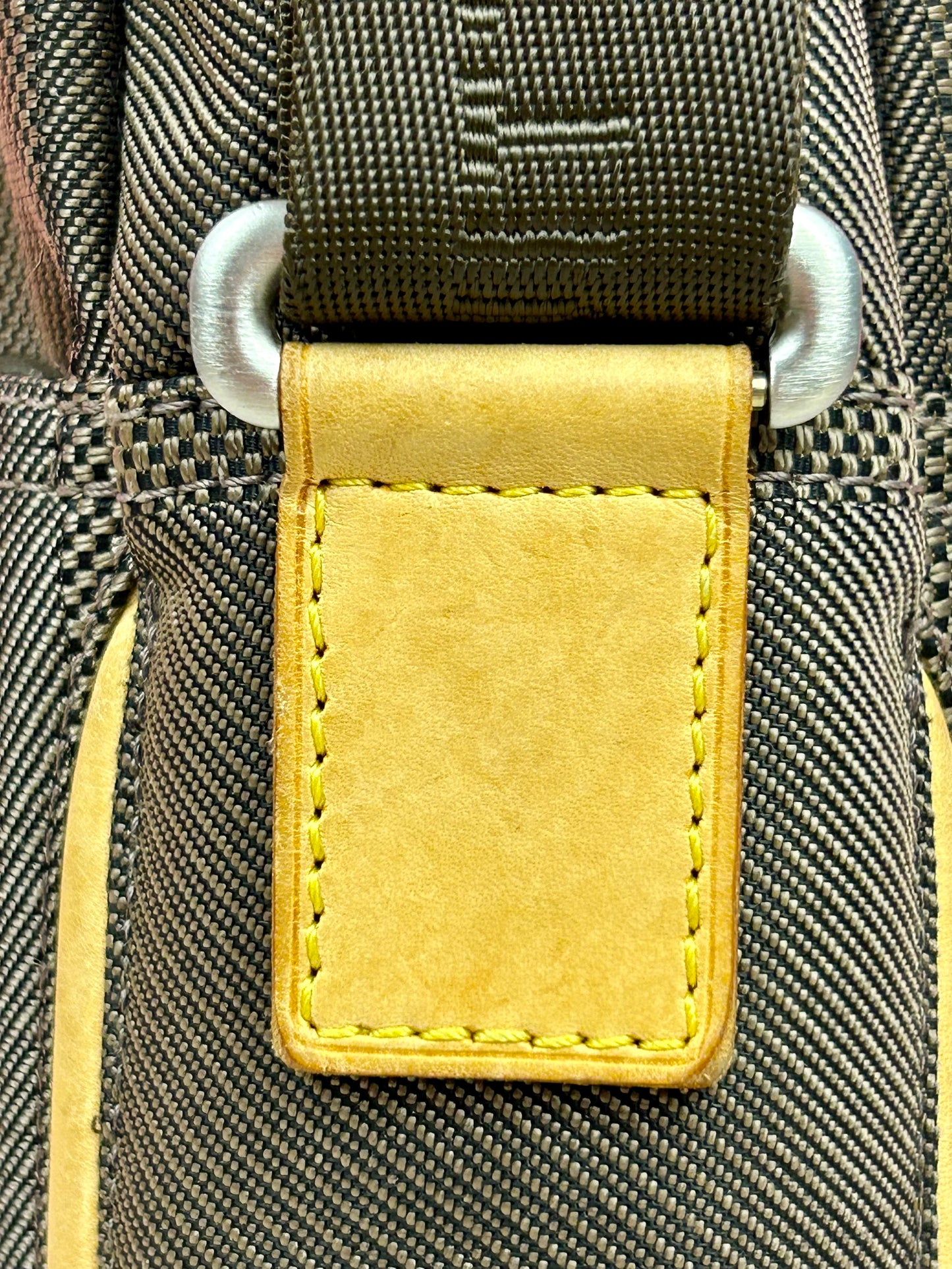 Citadin Terre Brown Damier Crossbody