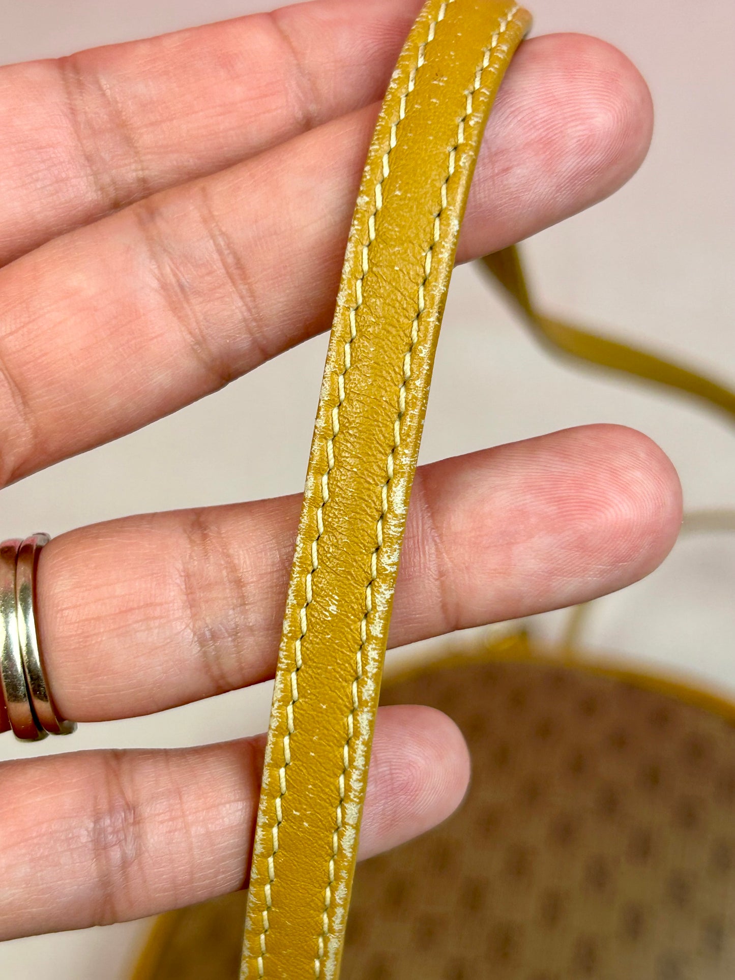 Small Yellow Micro Gucci Crossbody