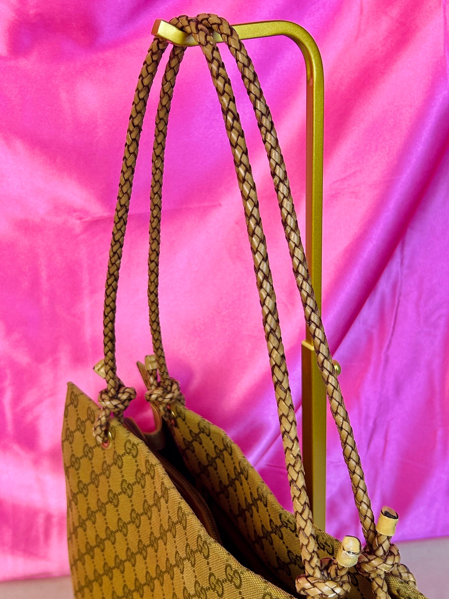 Braided Medium Gucci Tote