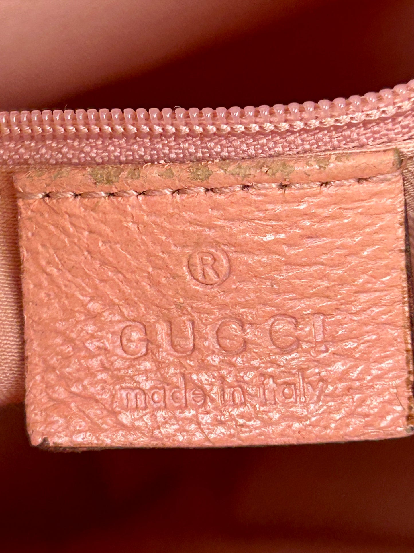 Gucci Pink Strap Supreme Crossbody