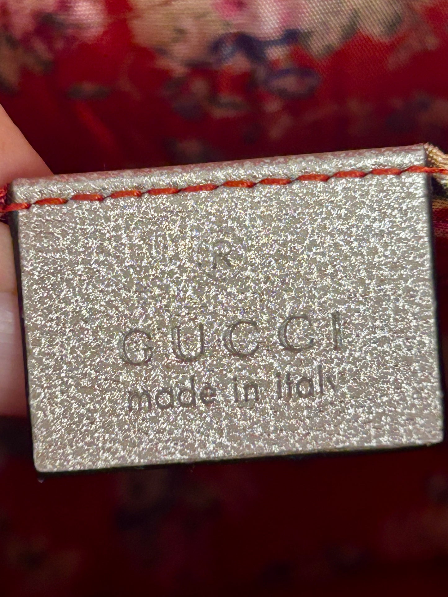 Silver Gucci Napa Trapuntata Crossbody