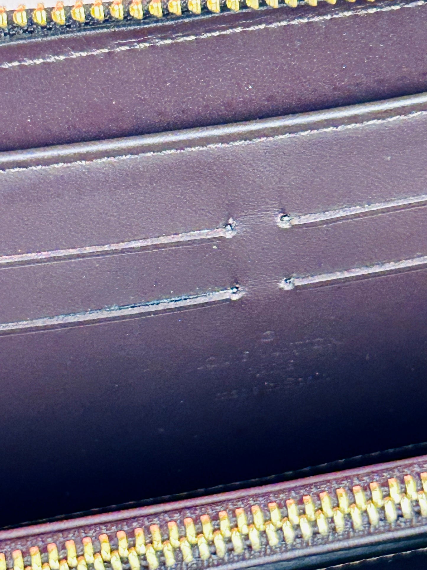 Magenta Vernis Zippy Wallet