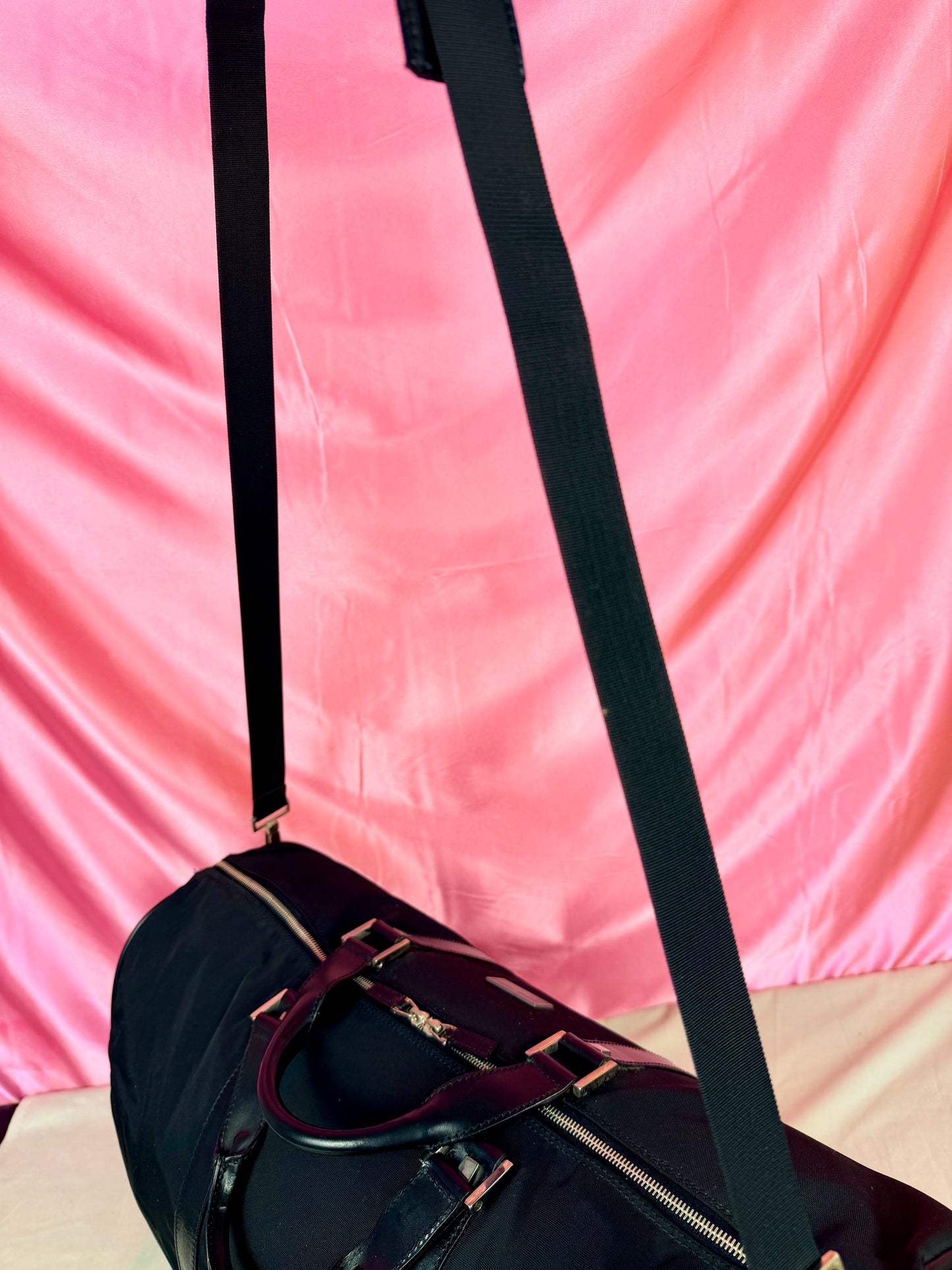 Gucci Black Nylon Duffle