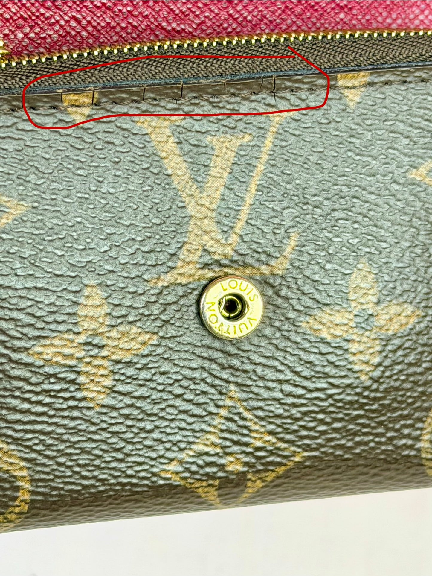 Zoe Wallet in Mono/Berry