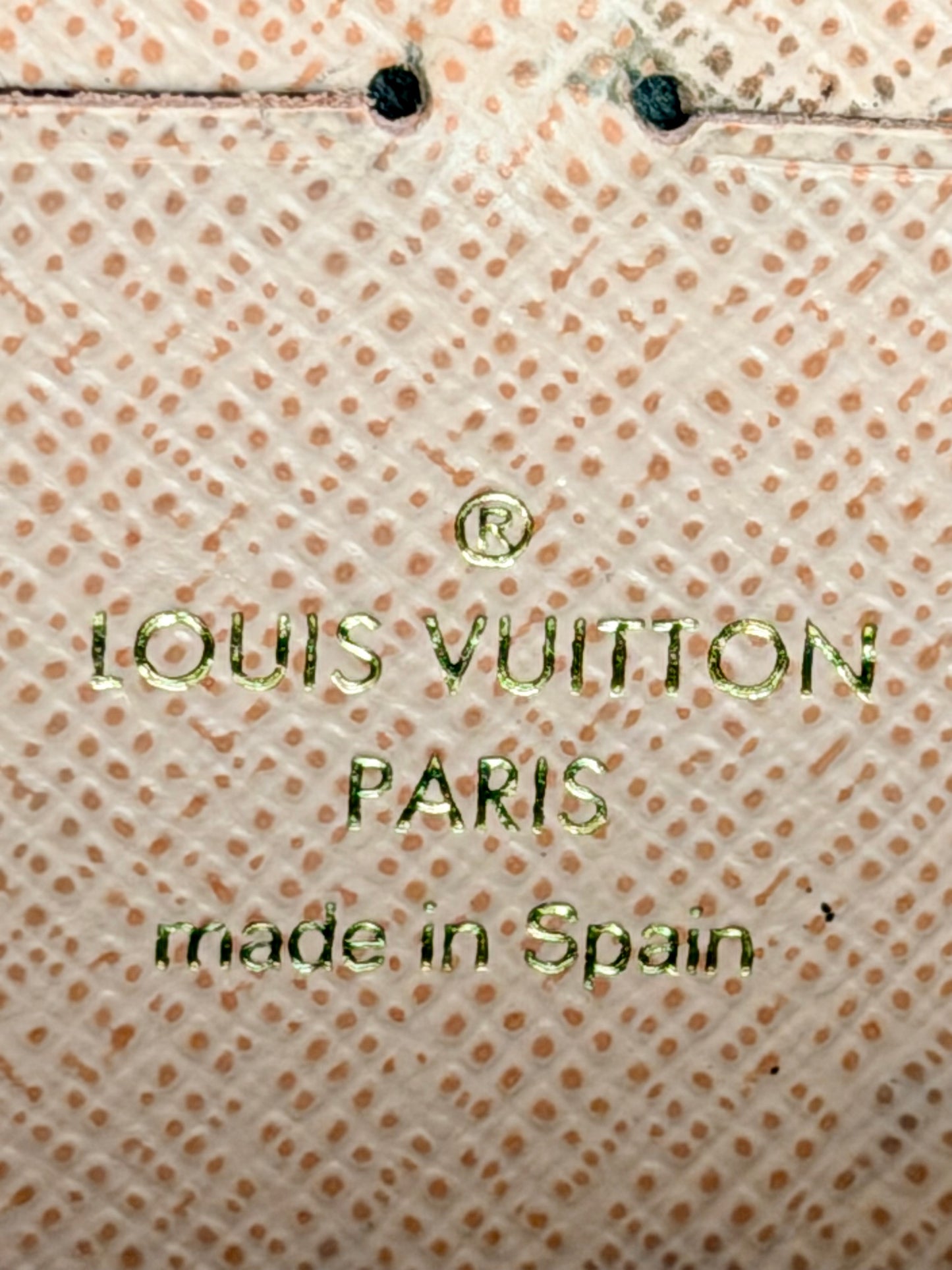 Louis Vuitton Clemence Wallet in Mono/Rose