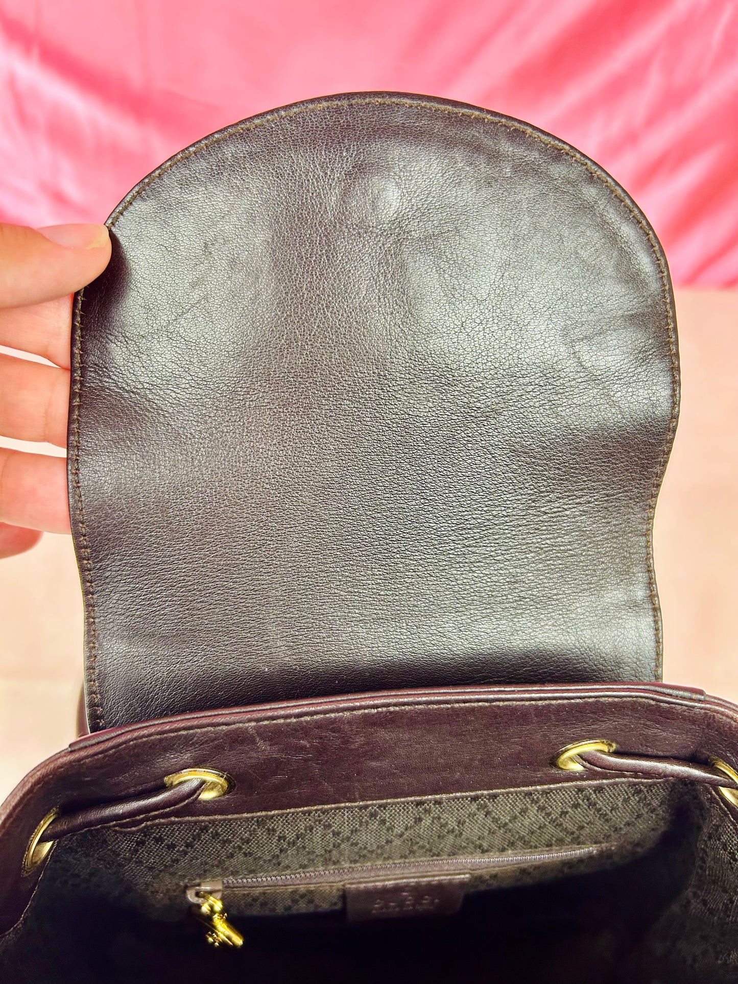 Mini Brown Gucci Backpack