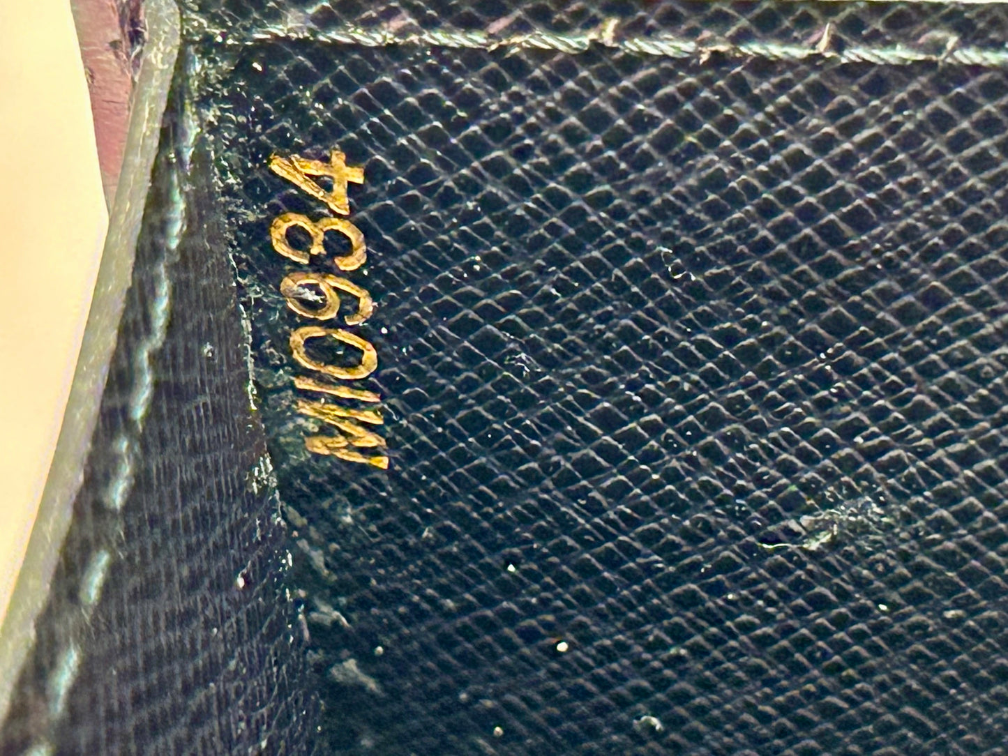 Dragonne Clutch in Black Epi