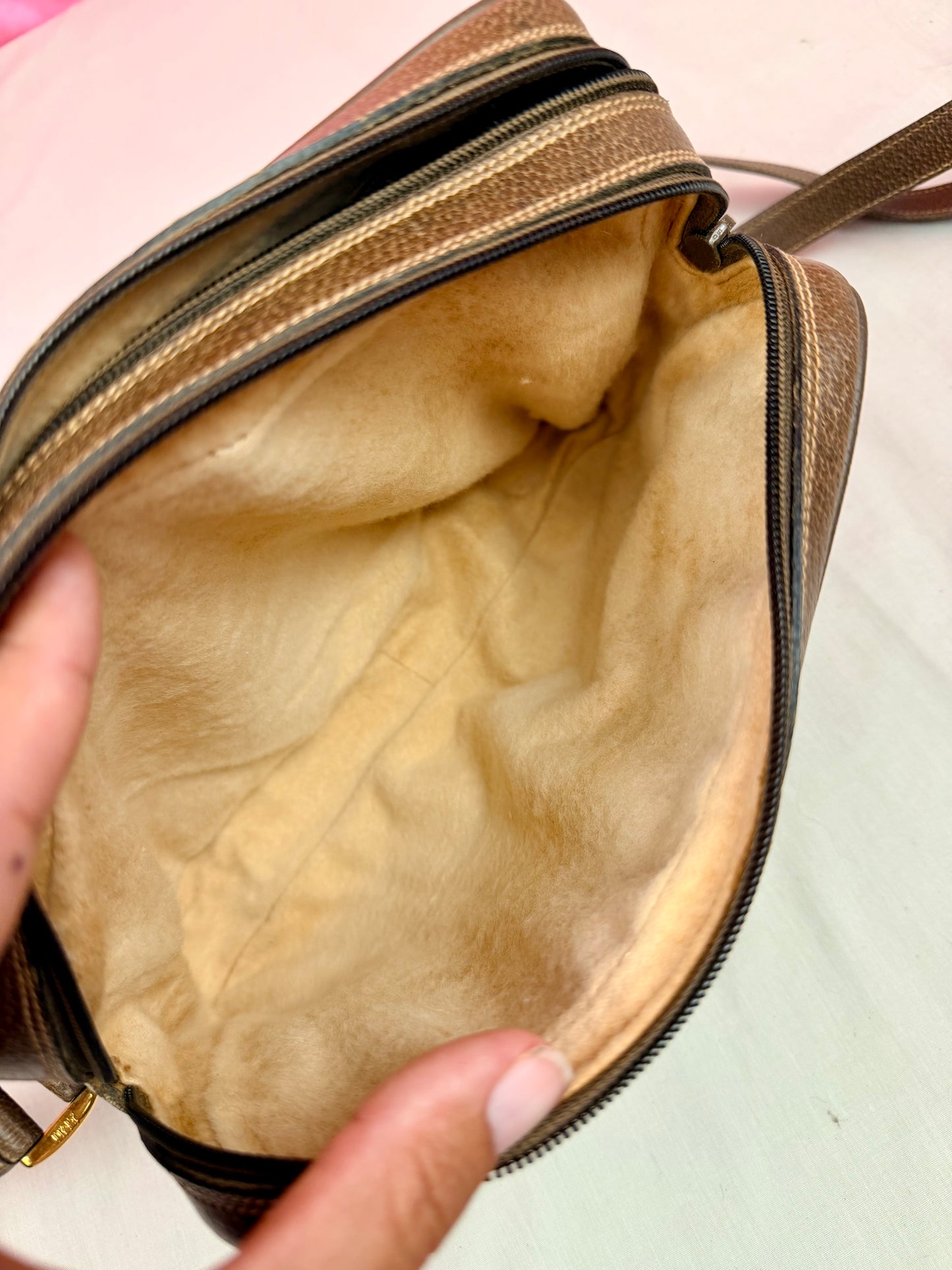 Double Zipper Sherry Line
