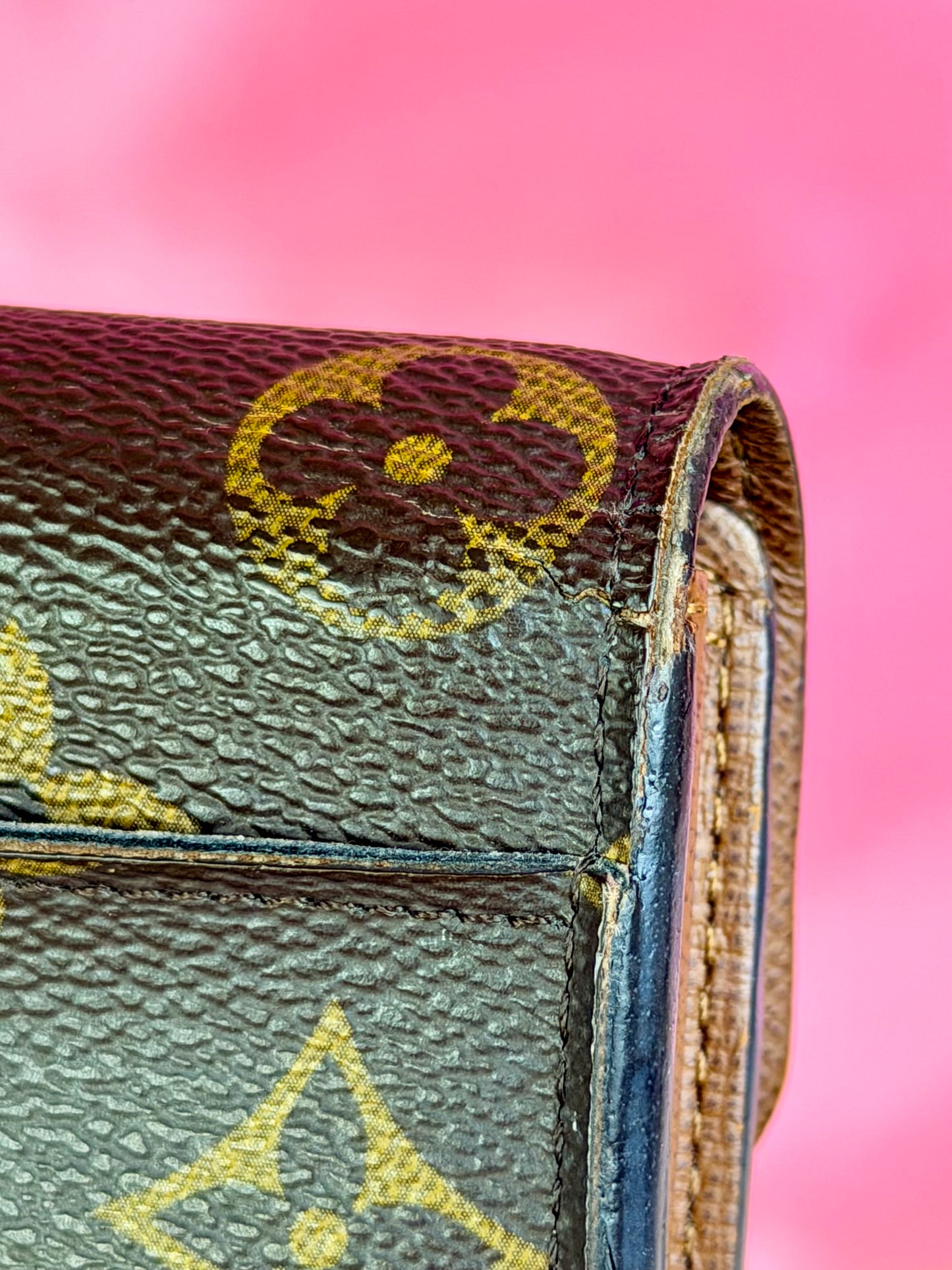 Sarah Wallet NM in Monogram/Brown