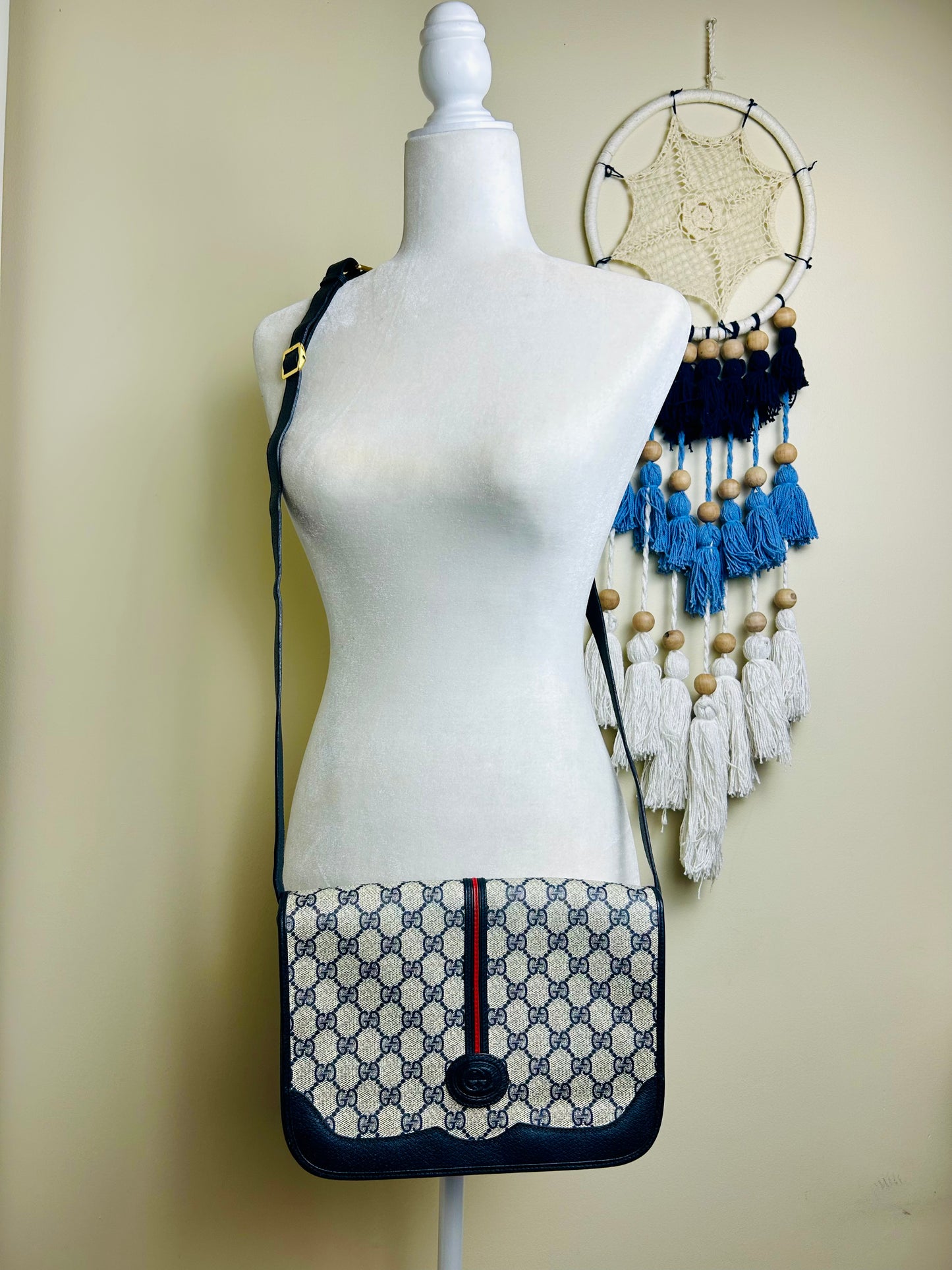 Navy Sherry Line Crossbody
