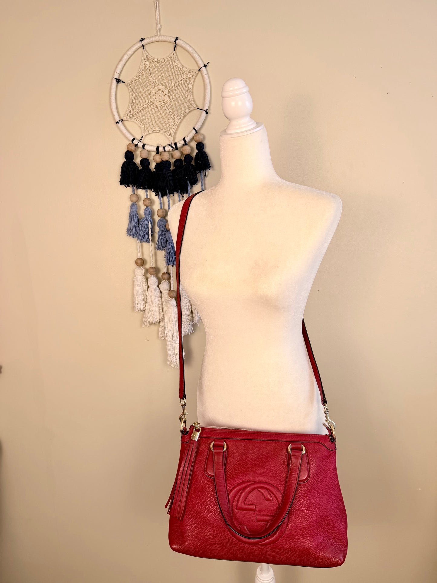Red Gucci Soho Two-Way