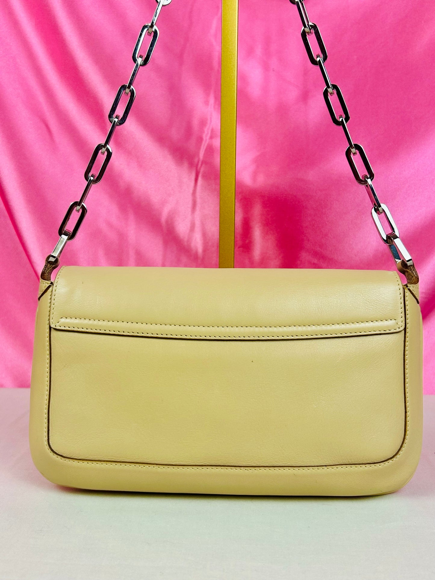 Gucci Beige Chain Shoulder Bag