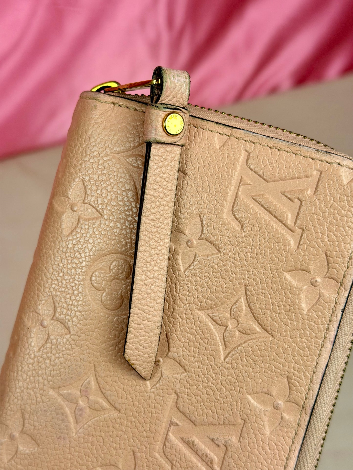 Rose Zippy Empreinte Wallet